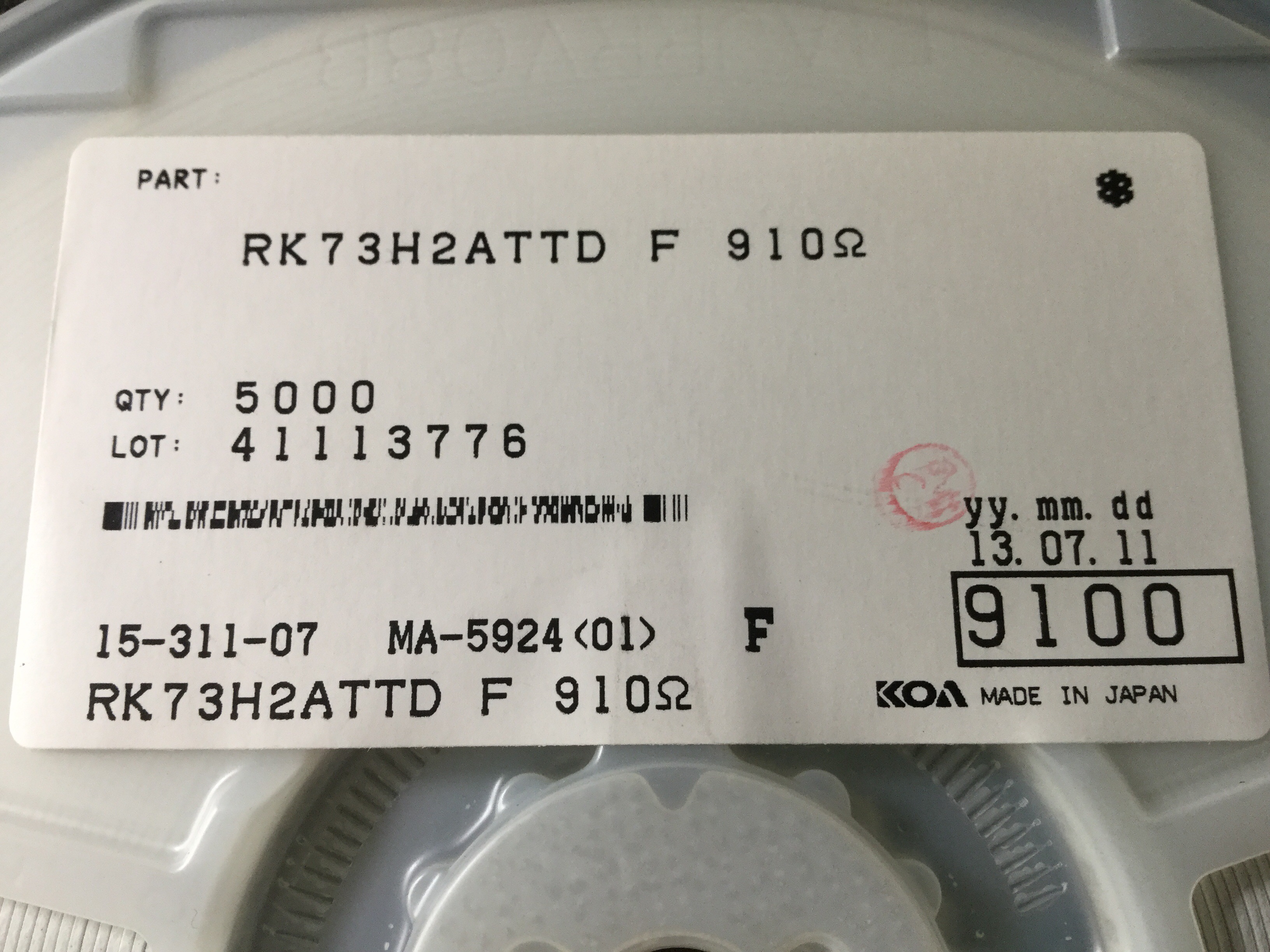 RK73H2ATTD9100F