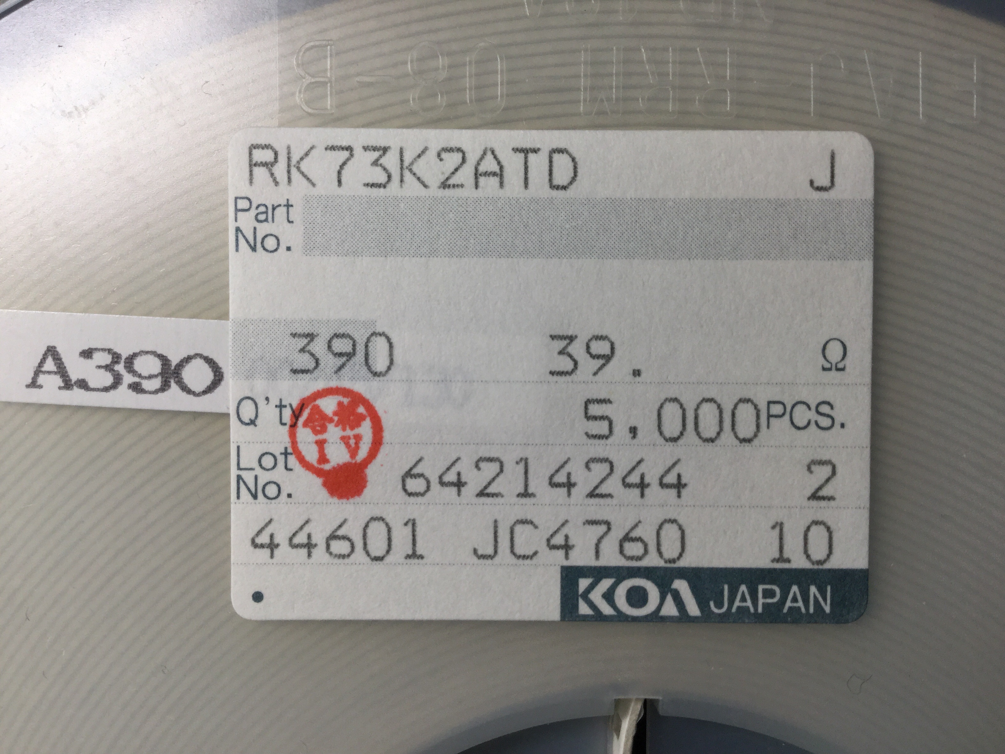 RK73K2ATD390J