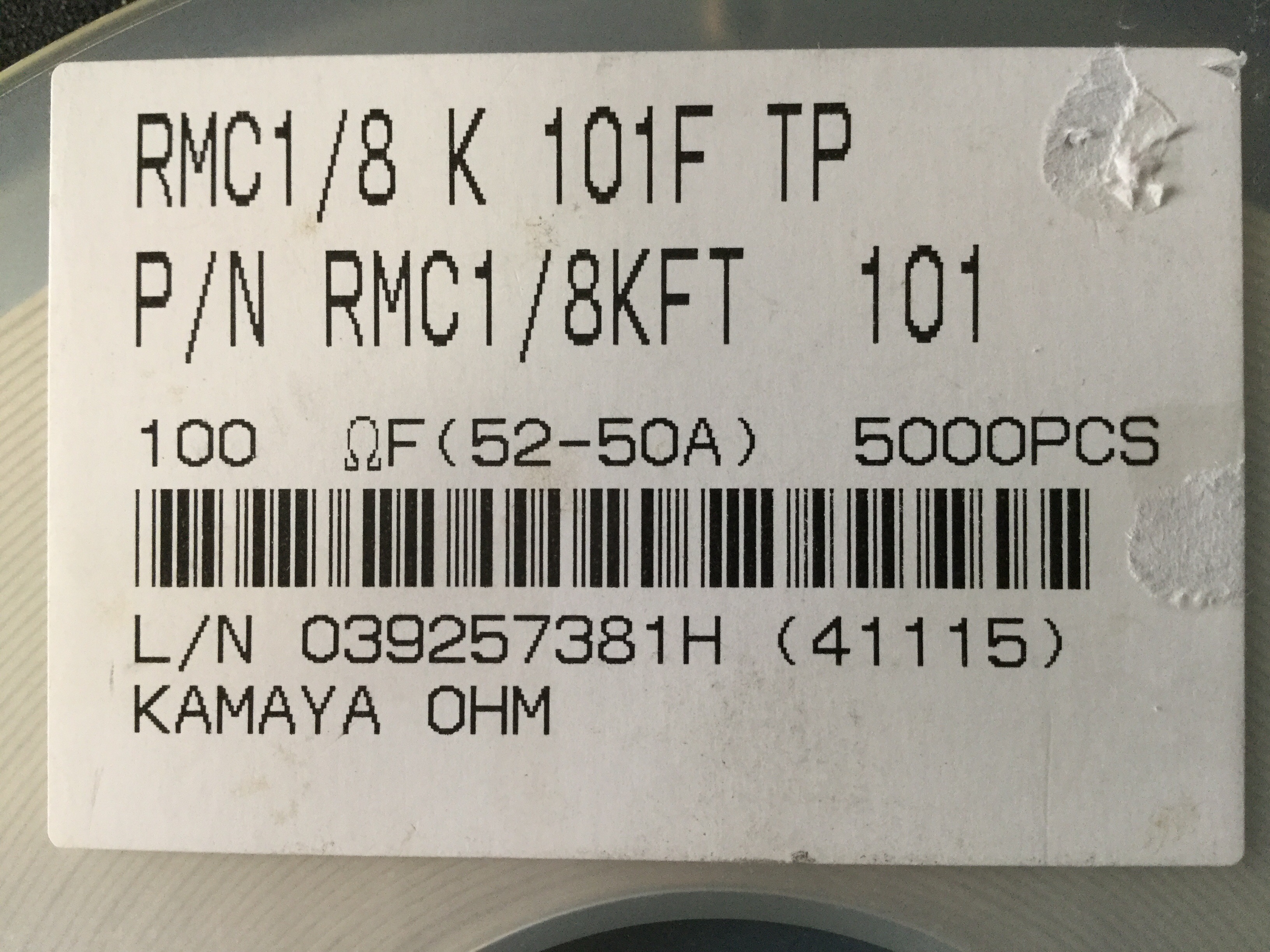 RMC1/8K101F