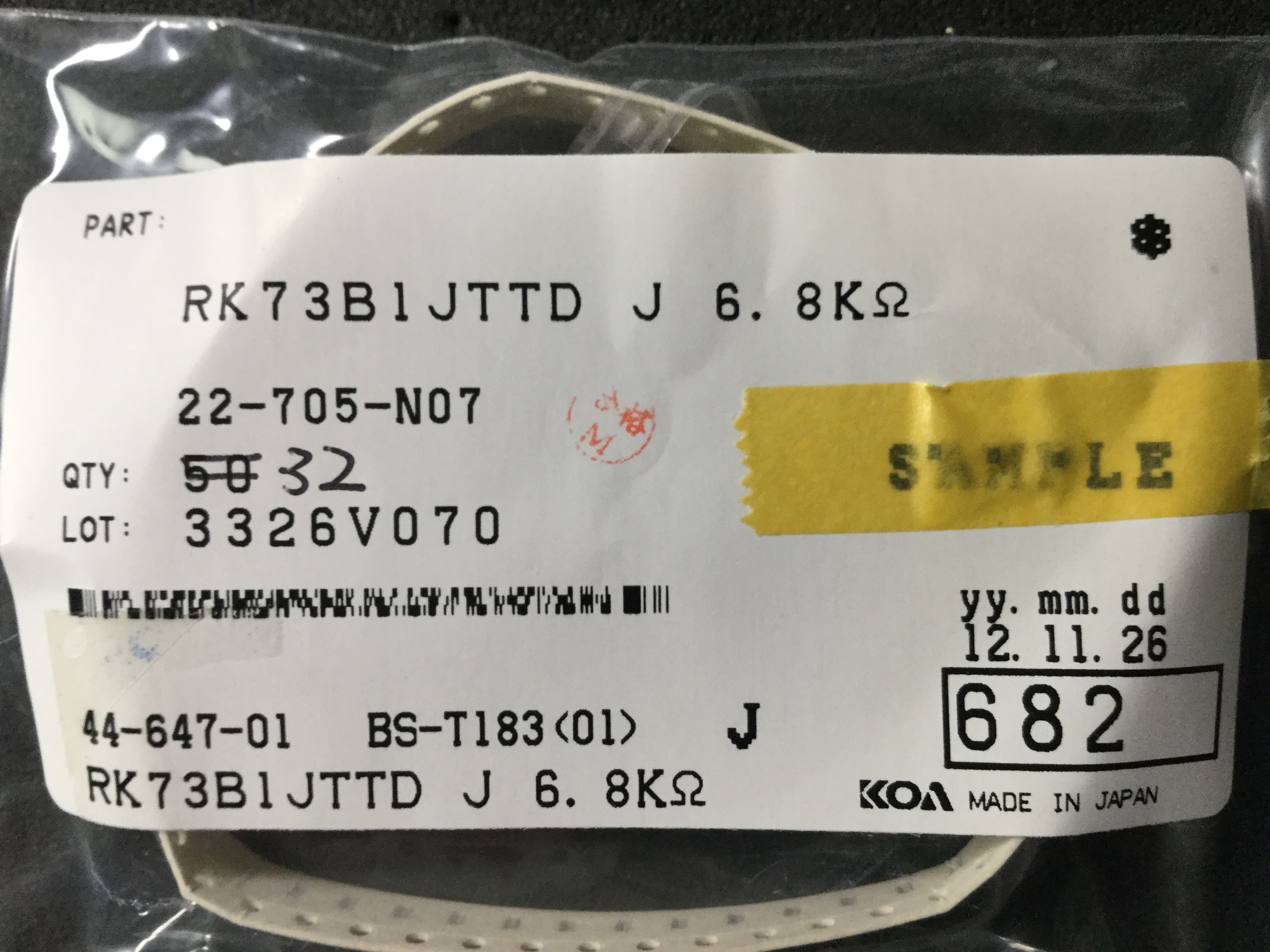 RK73B1JTTD682J