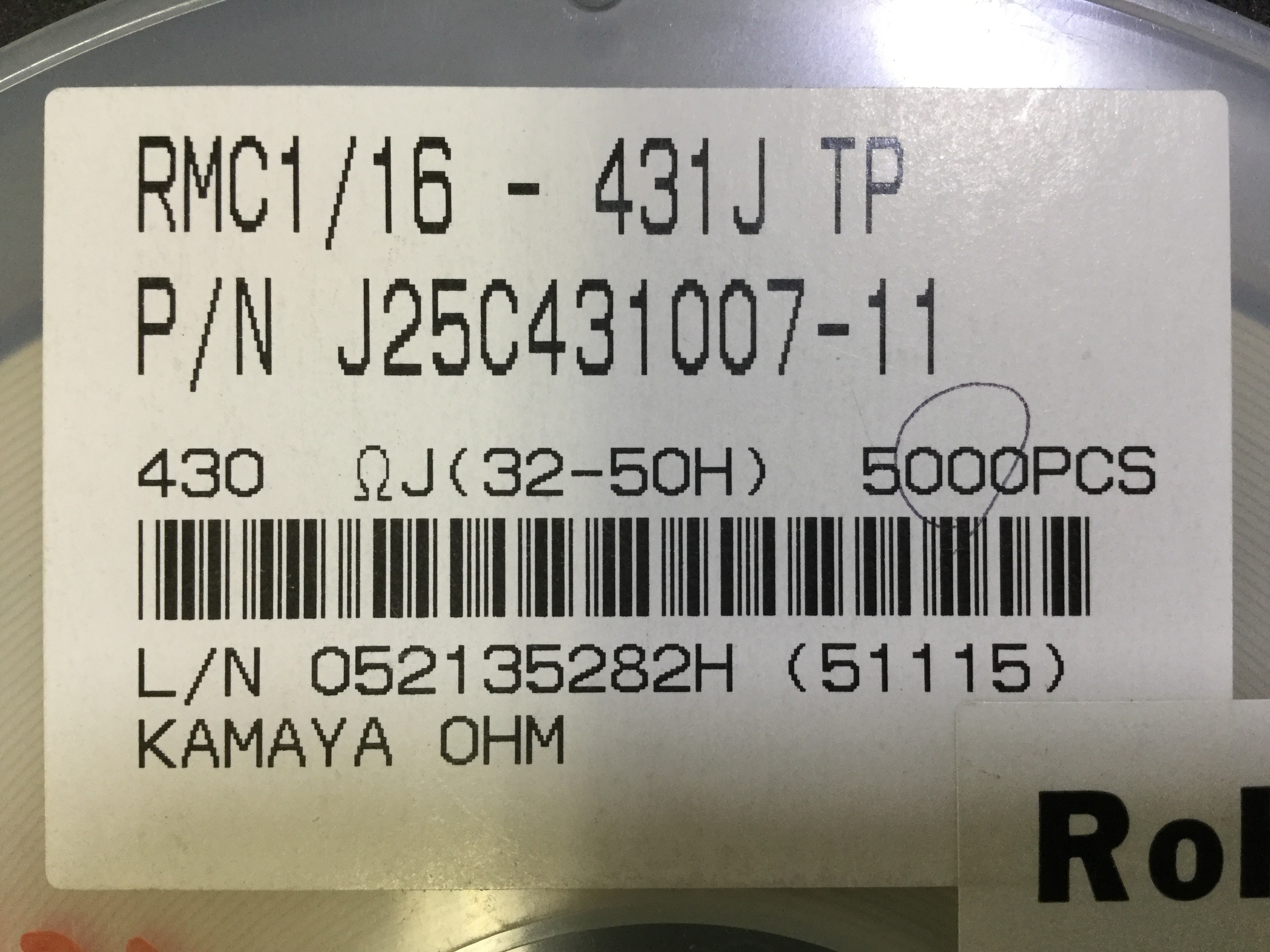 RMC1/16-431JTP