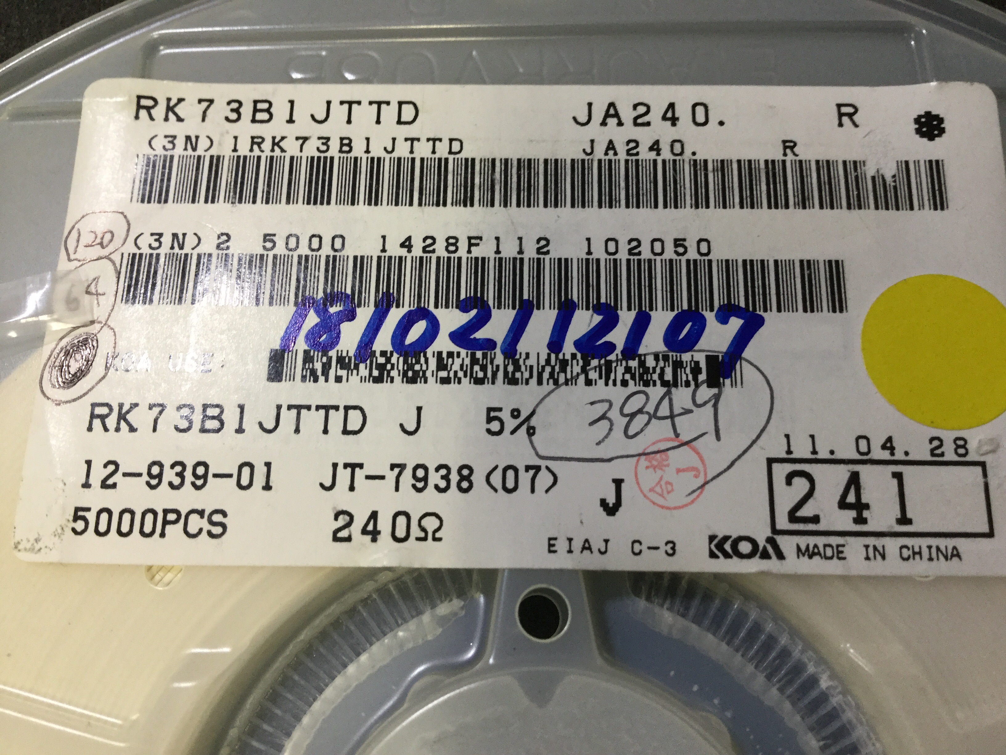 RK73B1JTTD241J