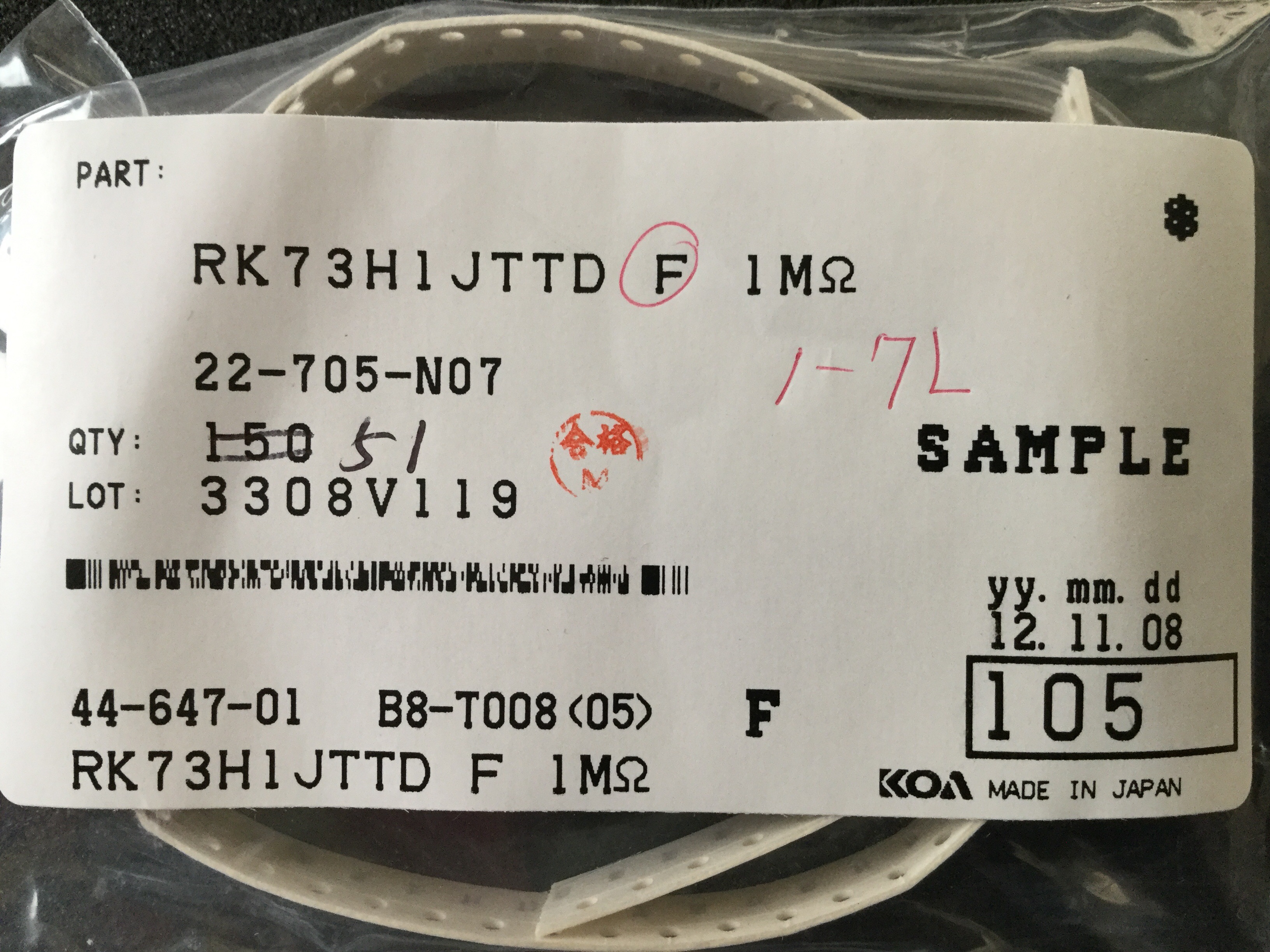RK73H1JTTD105F