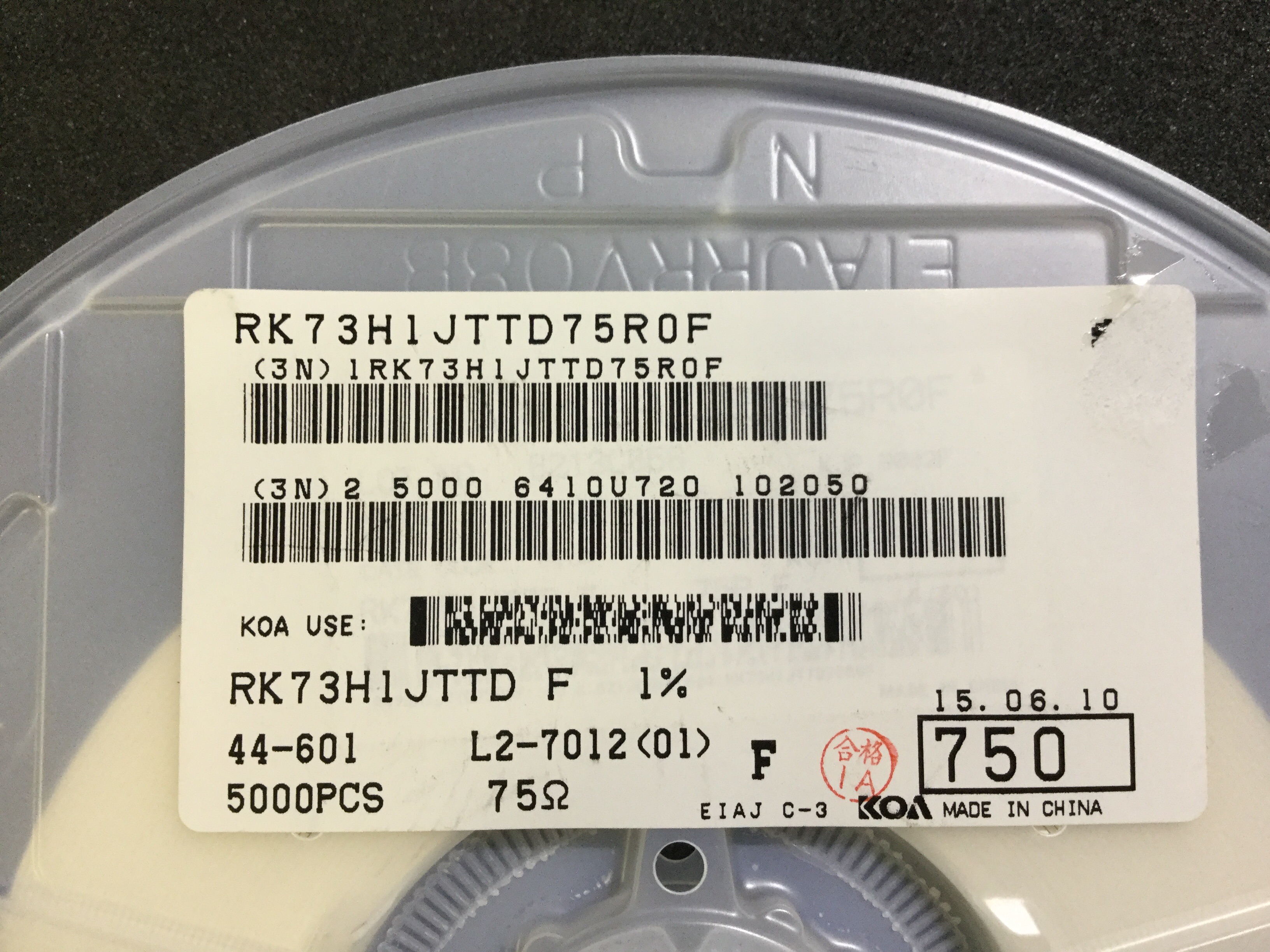 RK73H1JTTD75R0F