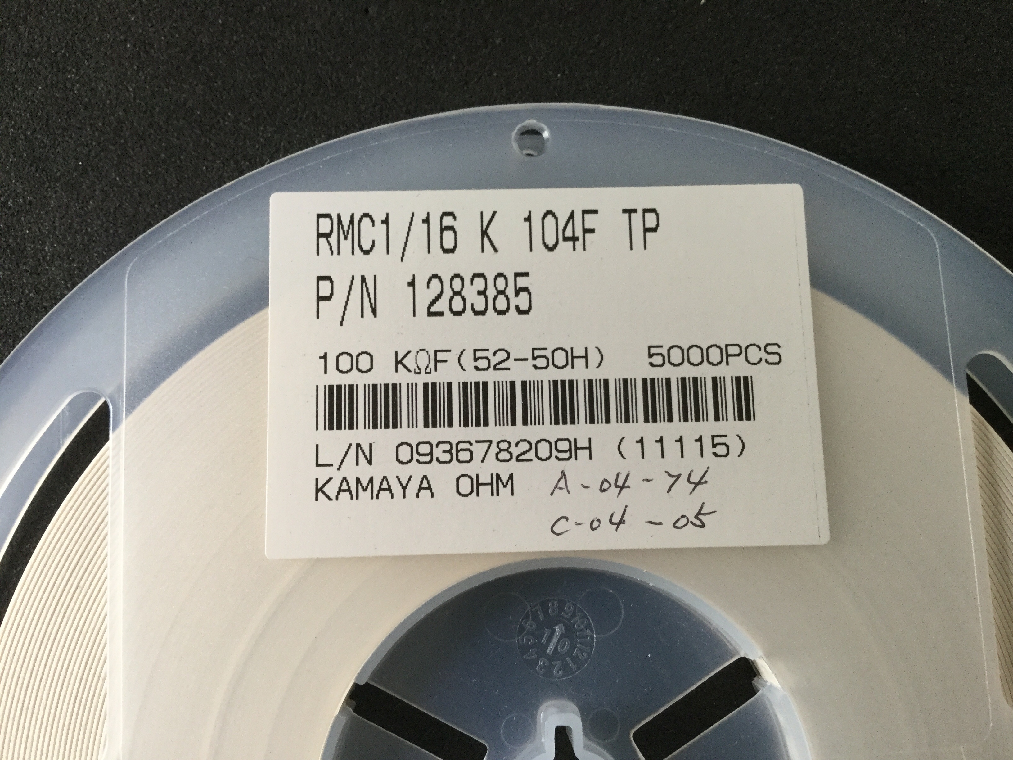RMC1/16K104FTP