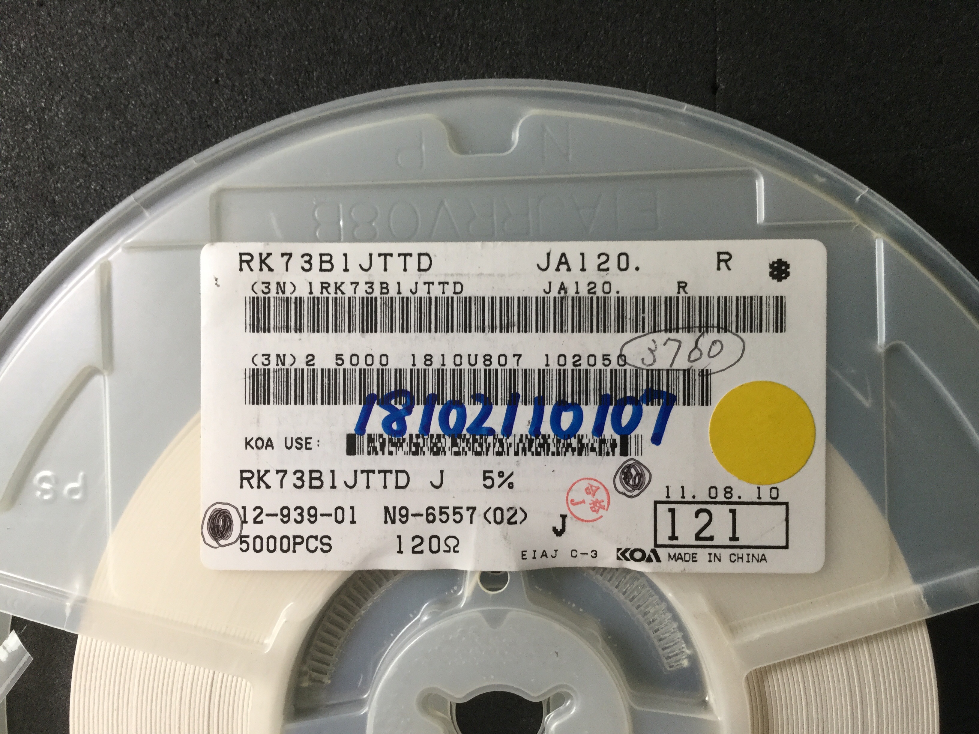 RK73B1JTTD121J