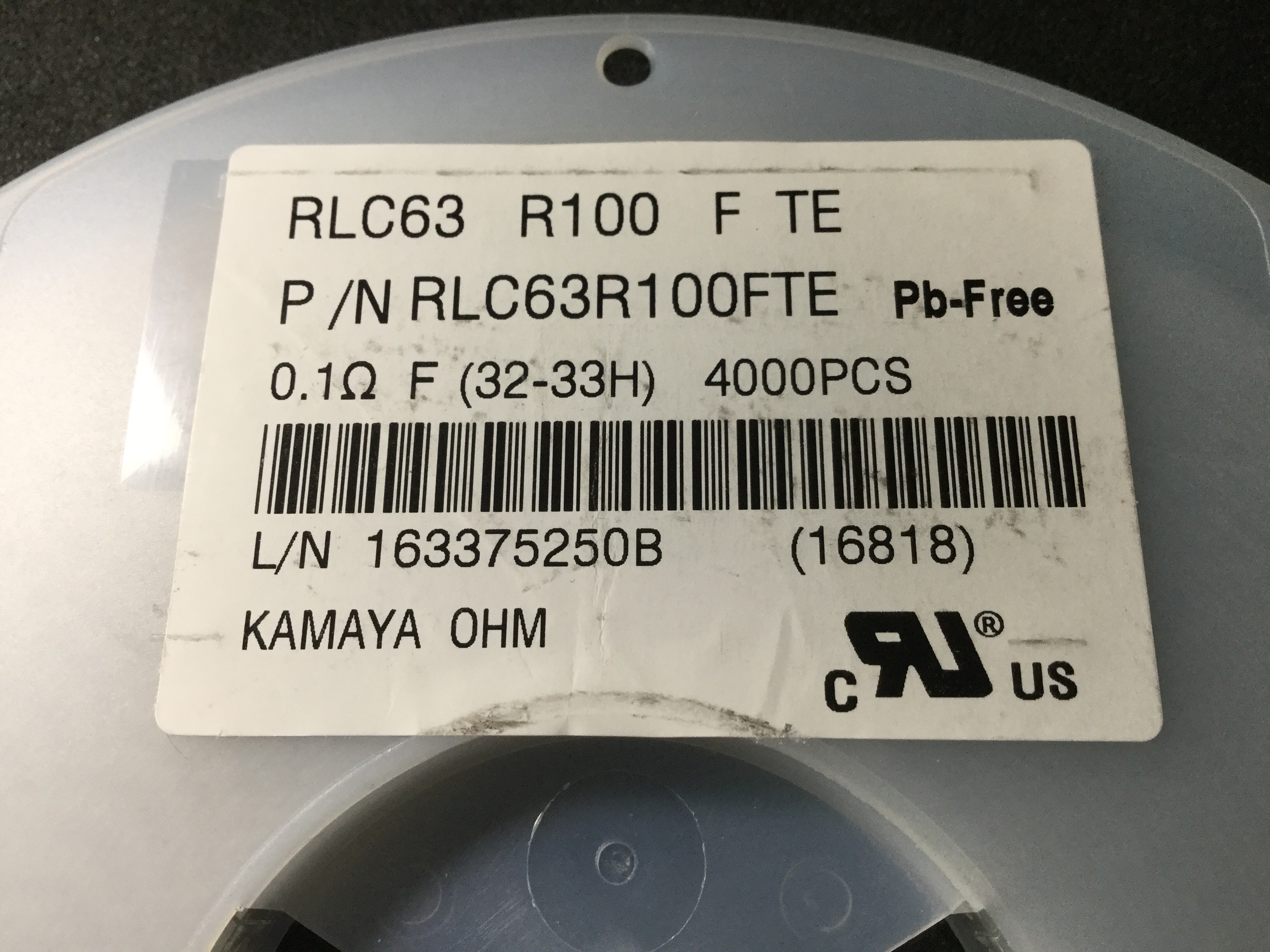 RLC63R100FTE