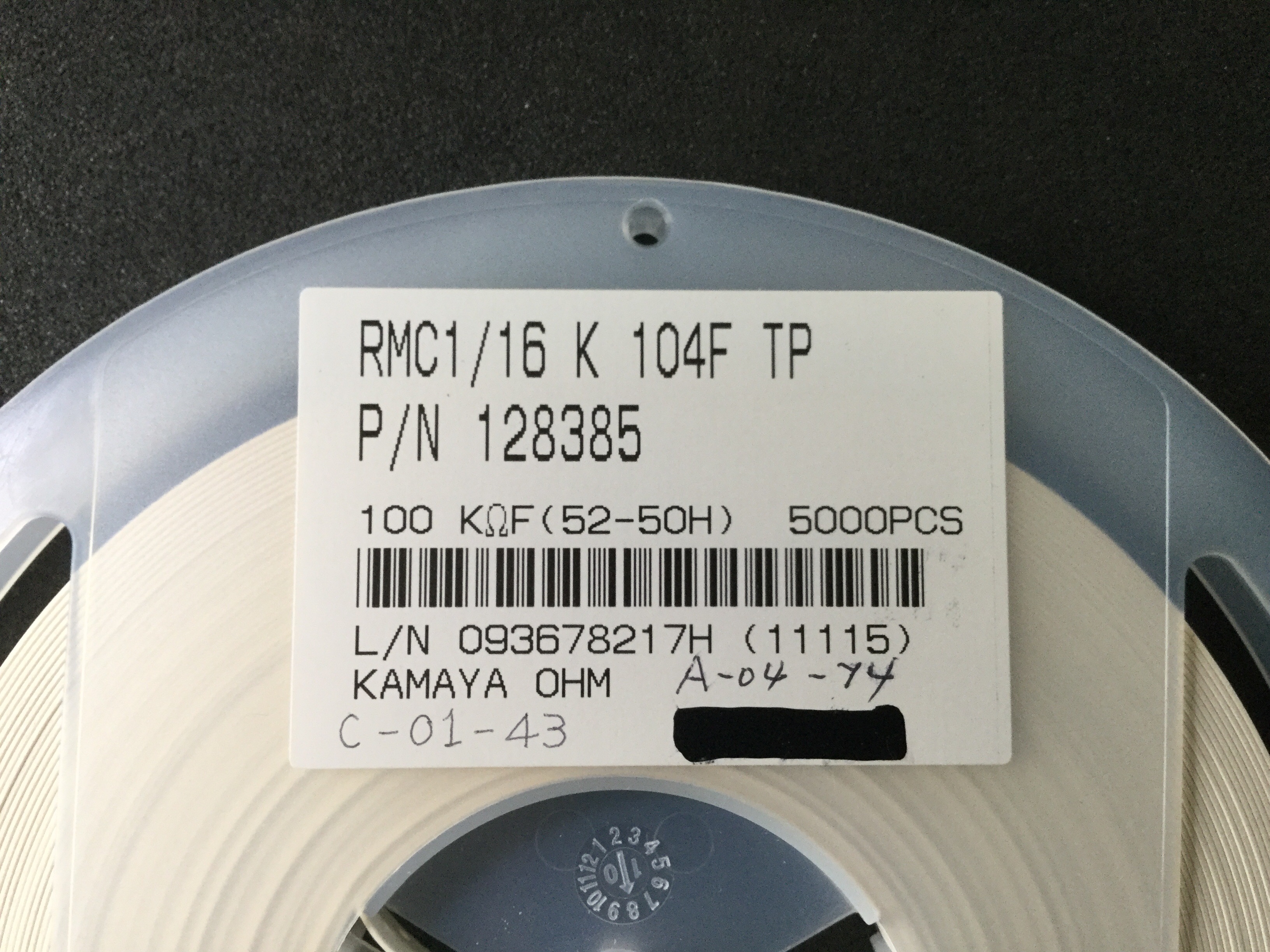 RMC1/16K104FTP