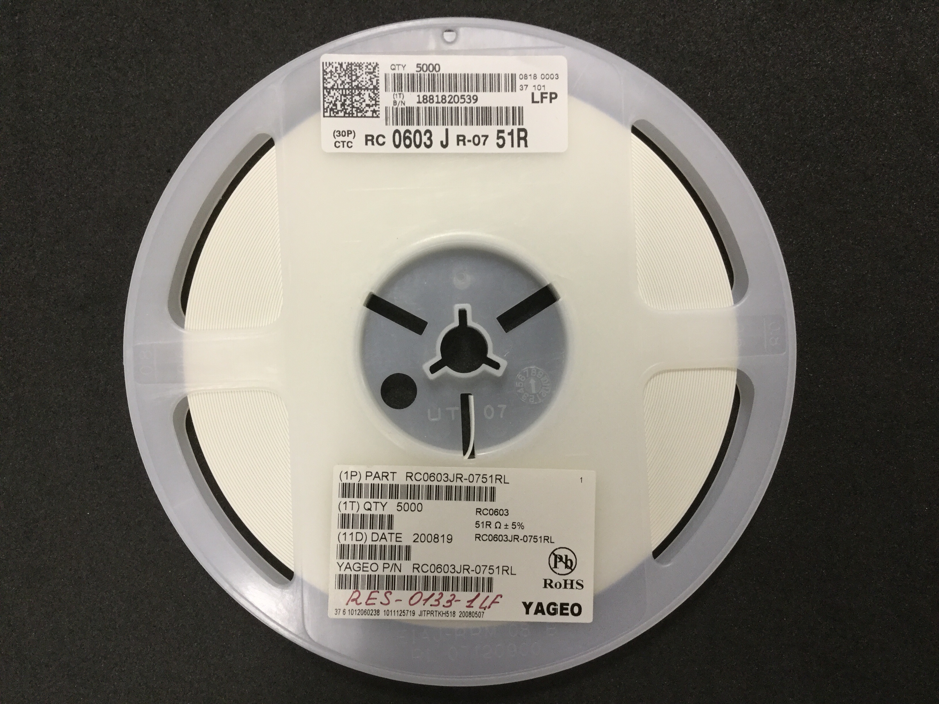 RC0603JR-0751RL