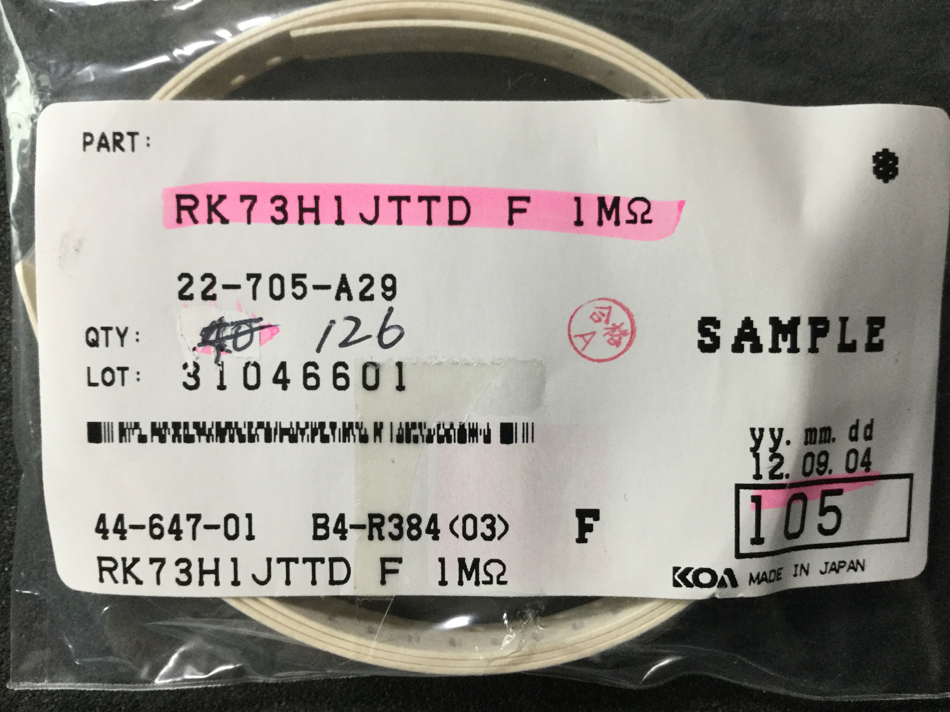 RK73H1JTTD105F