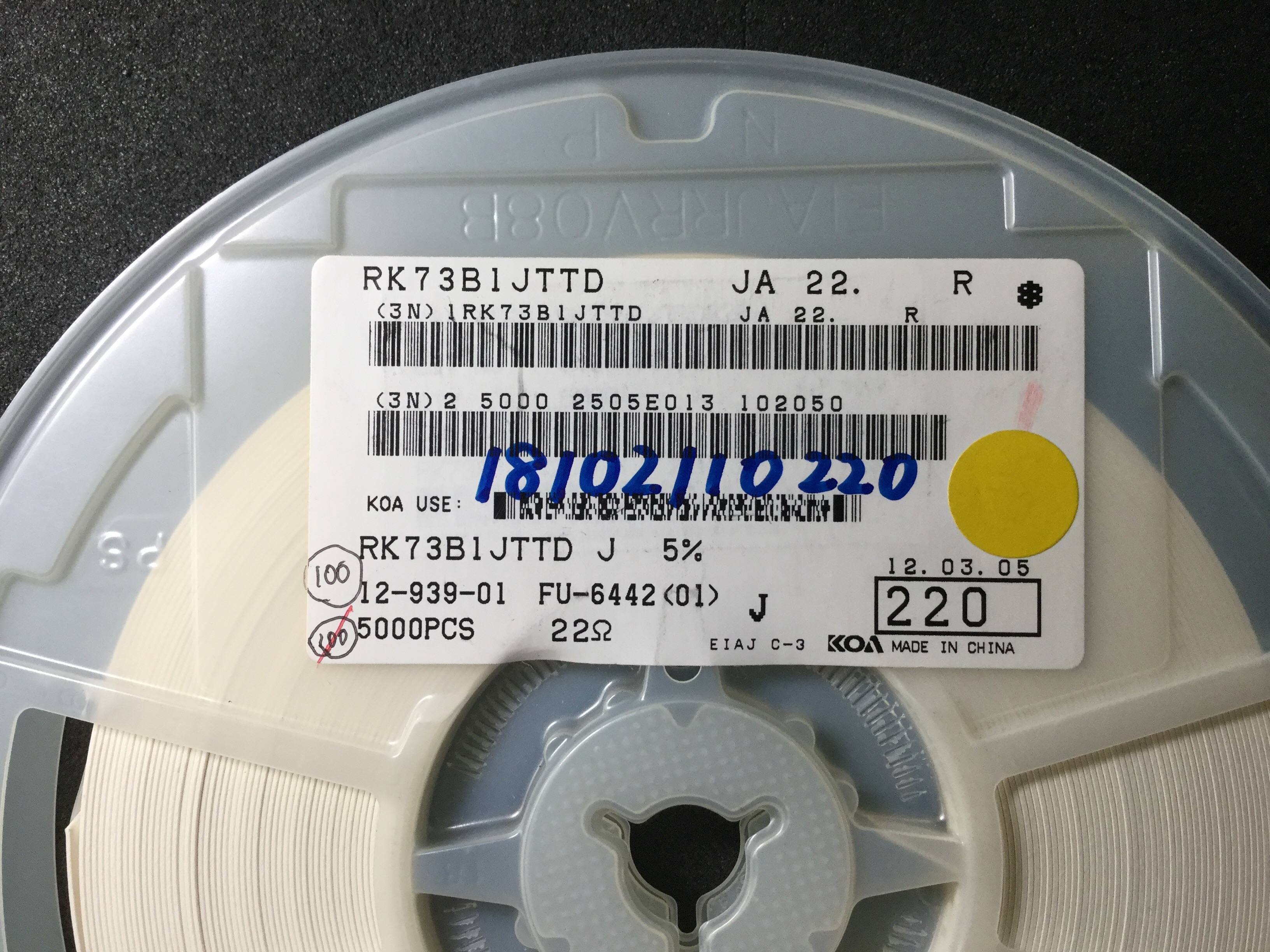 RK73B1JTTD220J