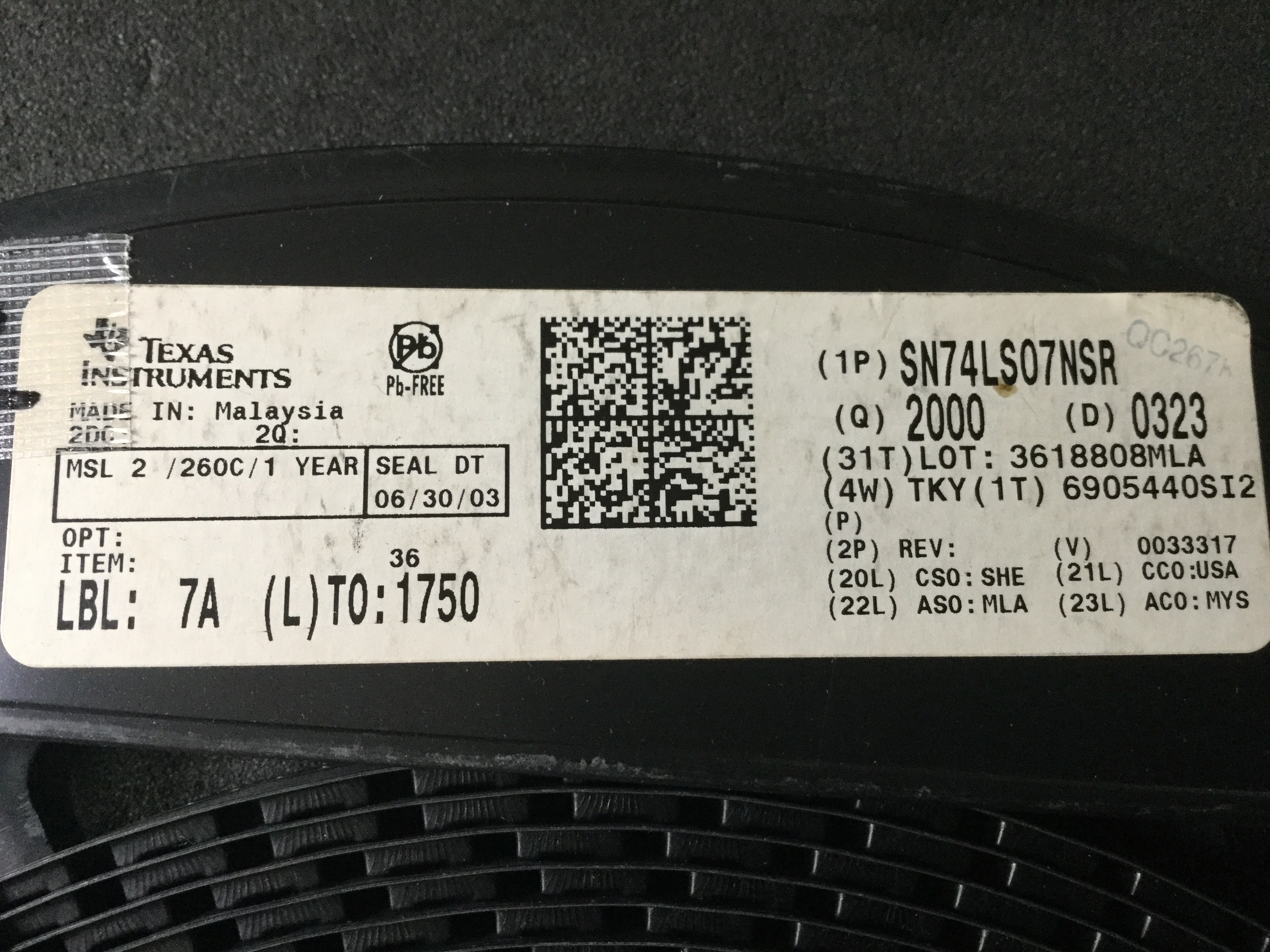 SN74LS07NSR