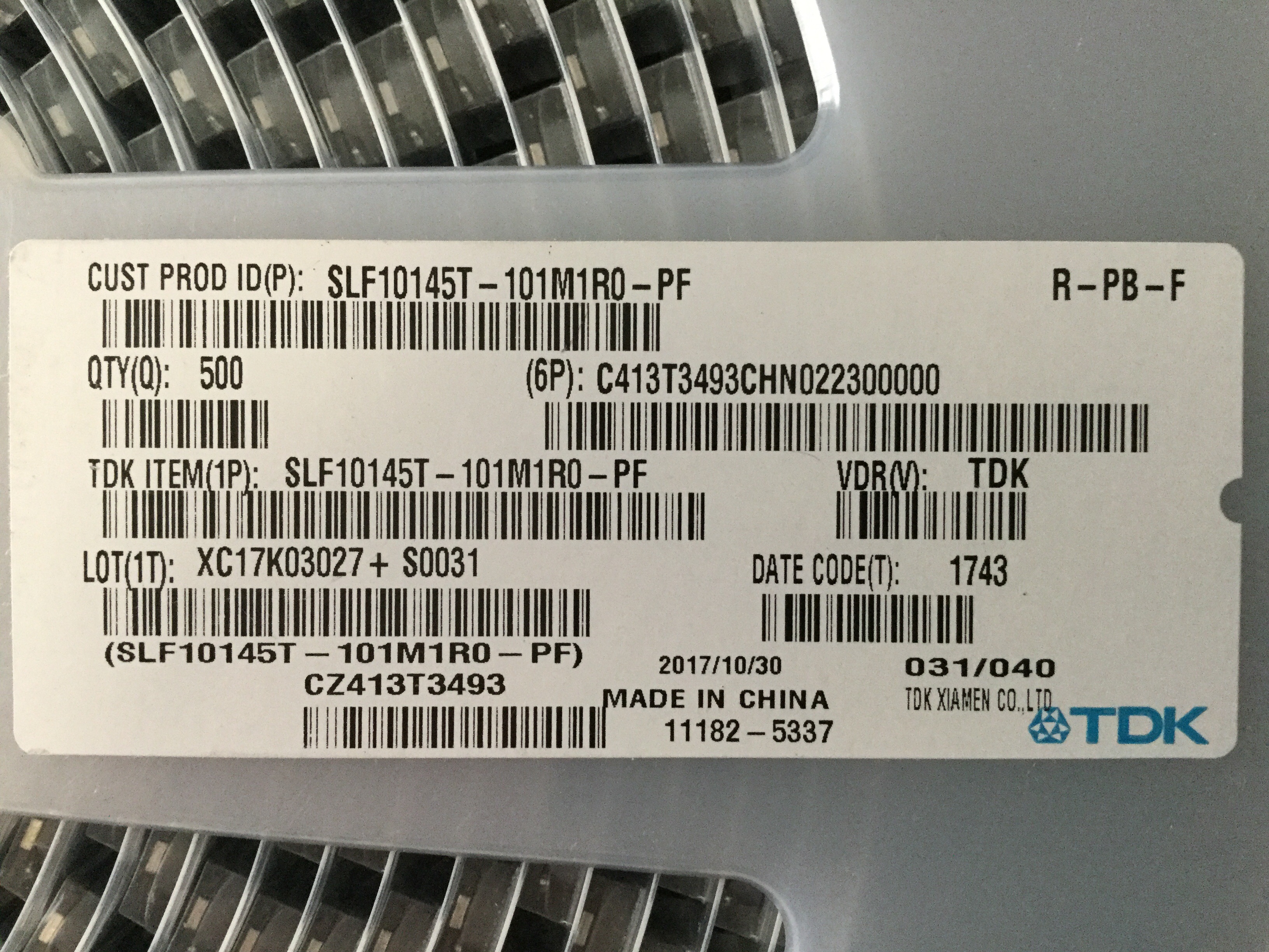 SLF10145T-101M1R0-PF