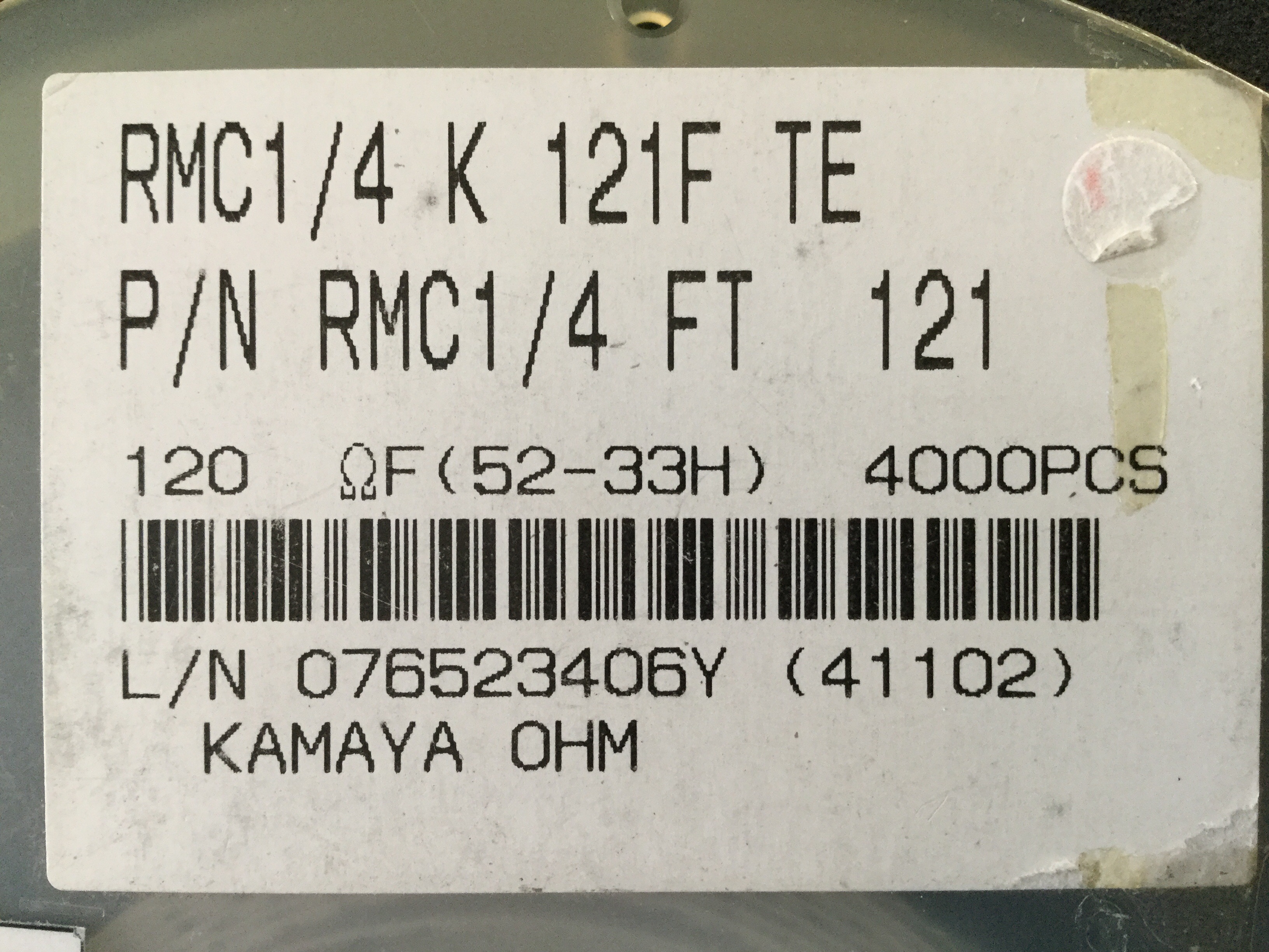 RMC1/4K121FTE