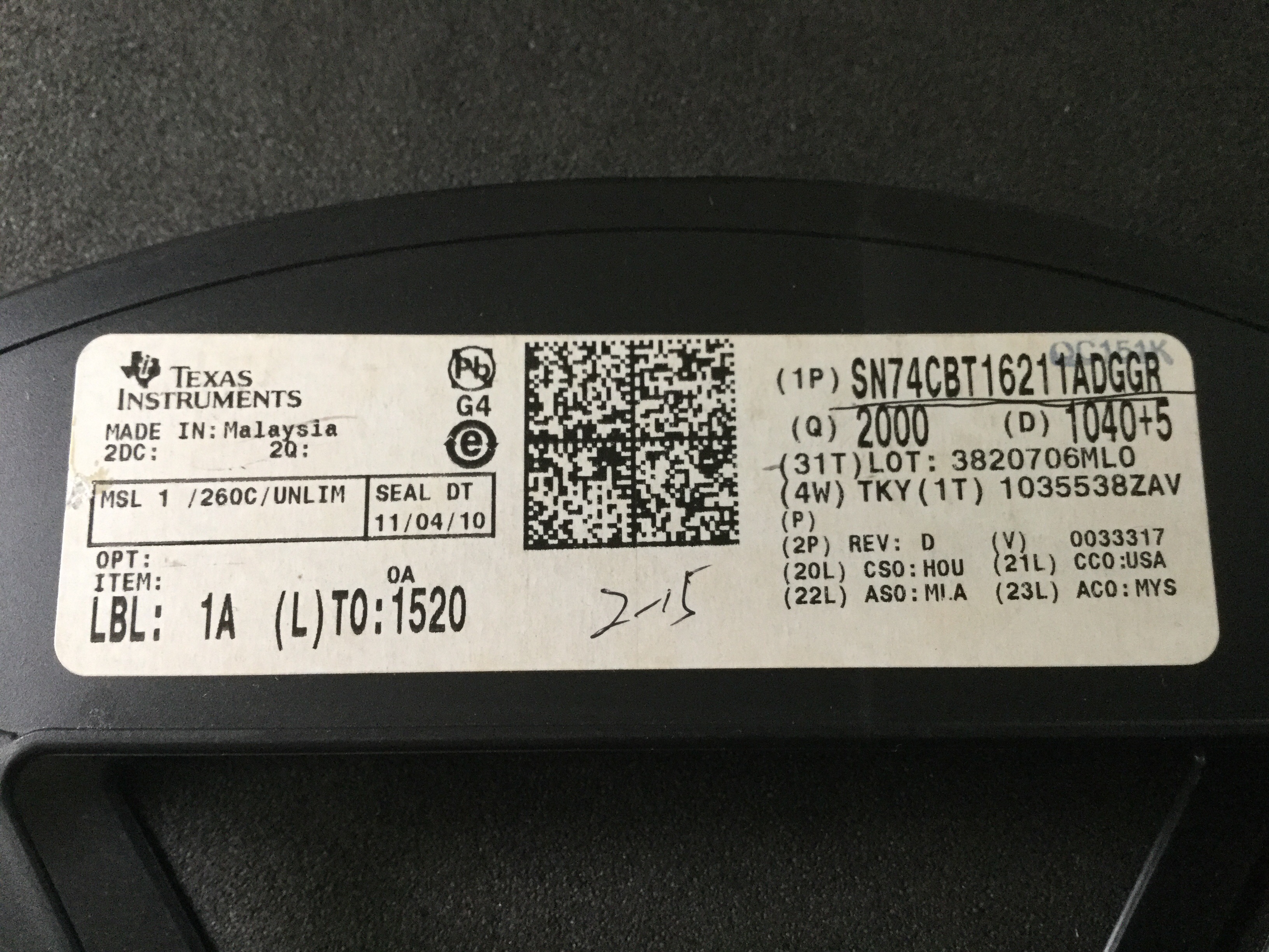 SN74CBT16211ADGGR