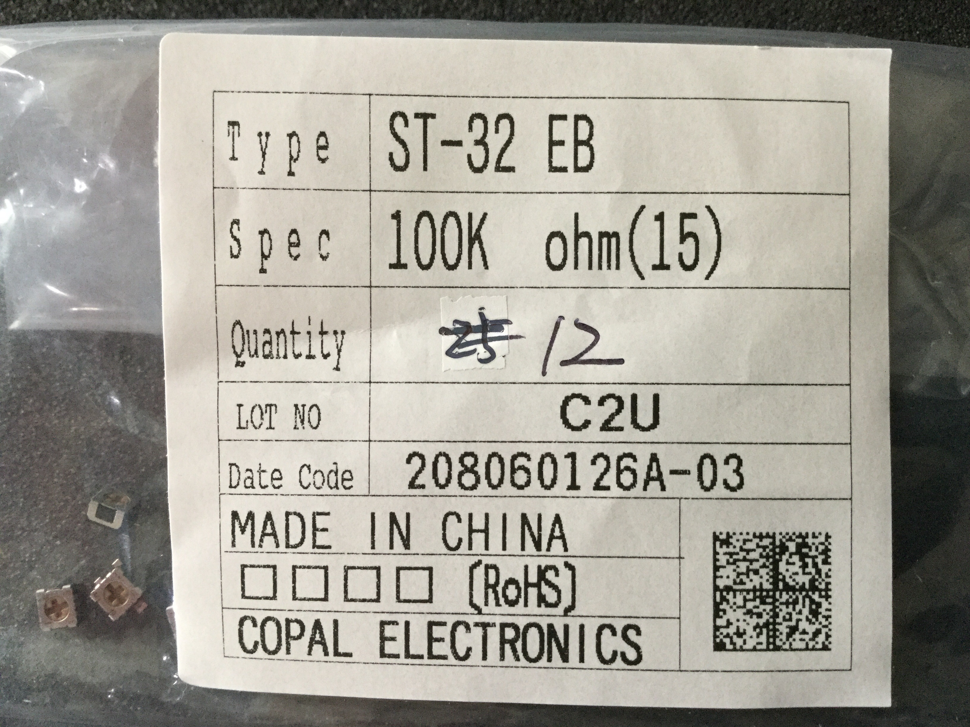 ST-32EB 100K OHM