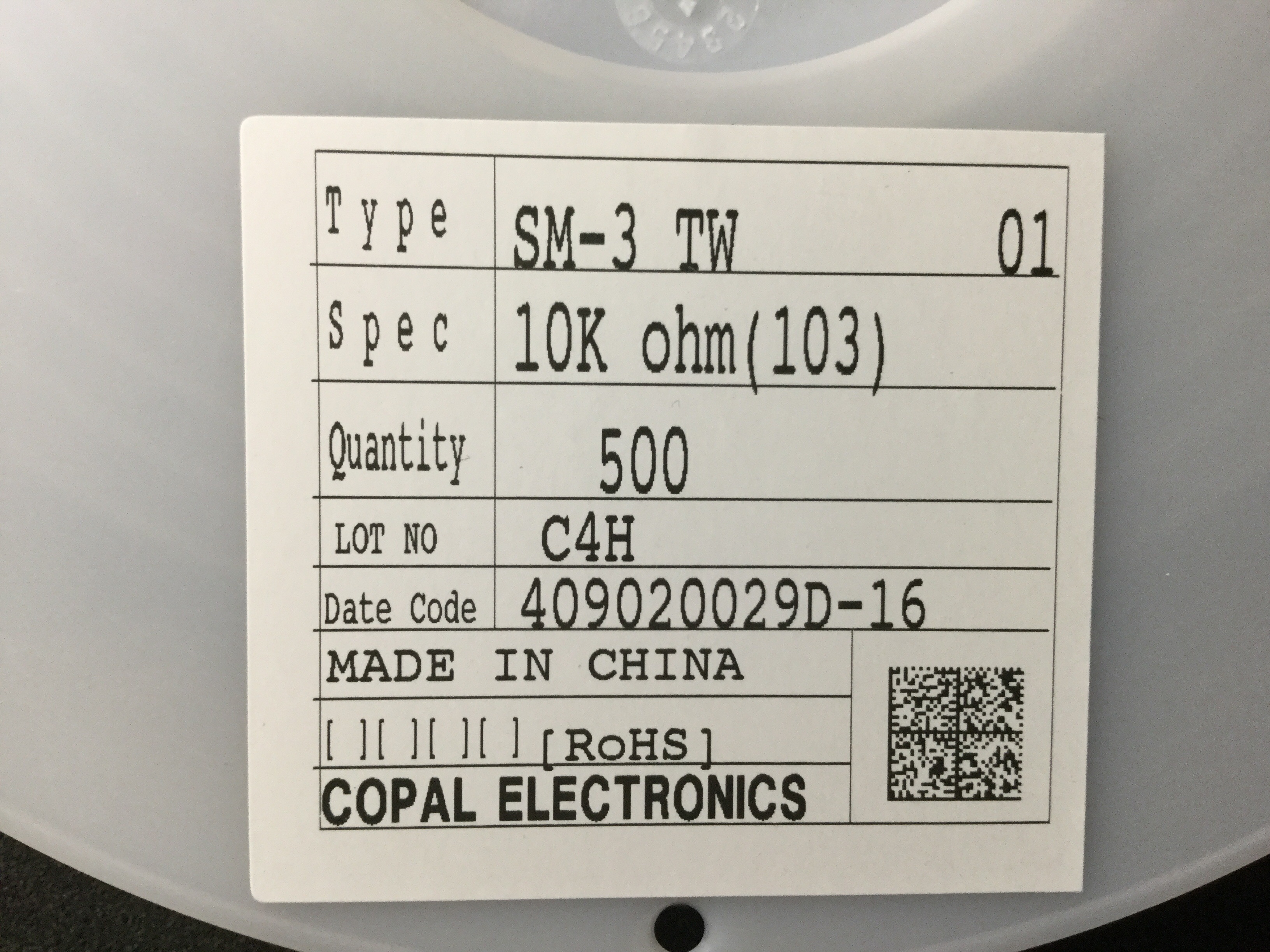 SM-3TW 10KOHM(103)