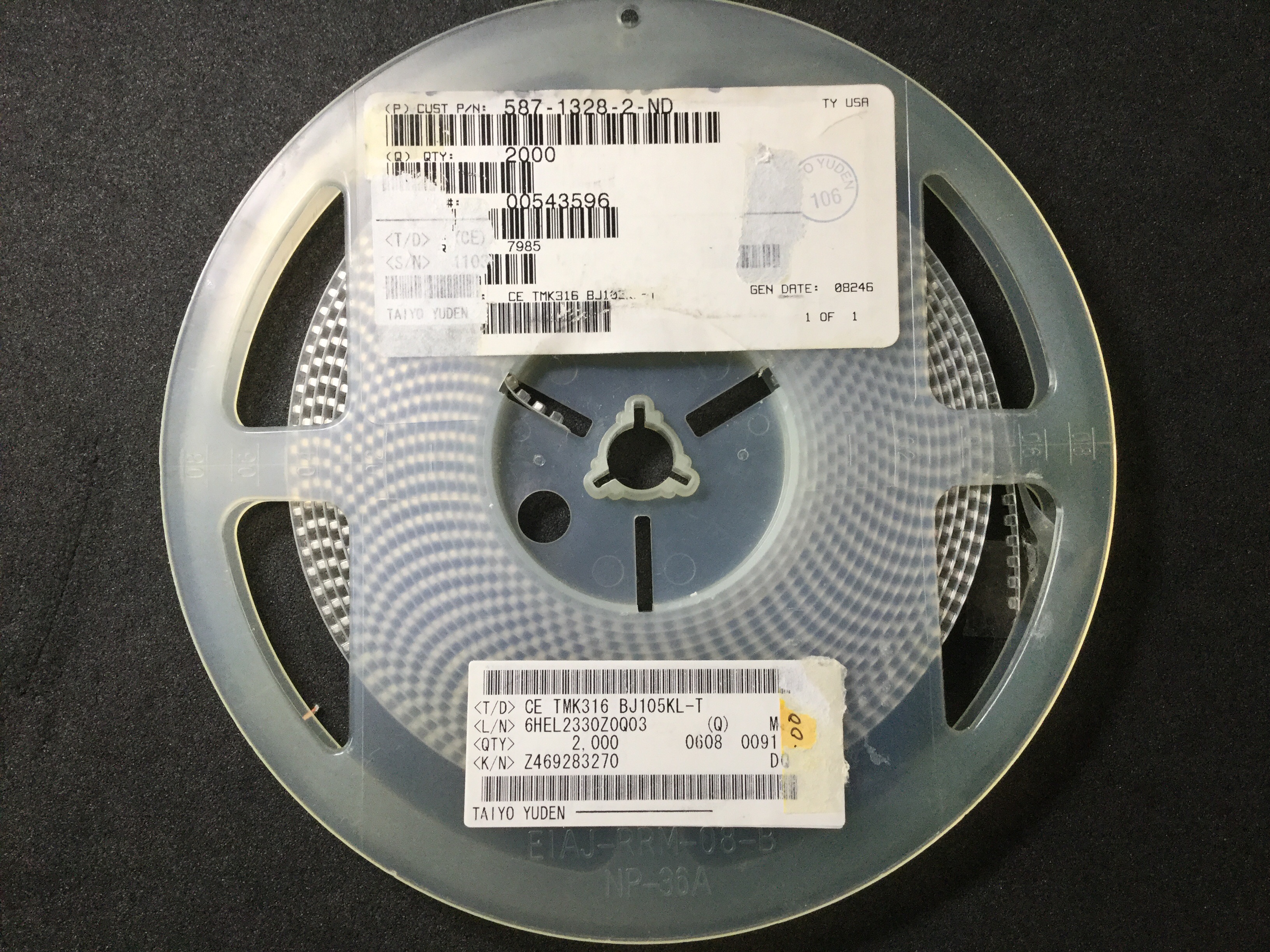 TMK316BJ105KL-T