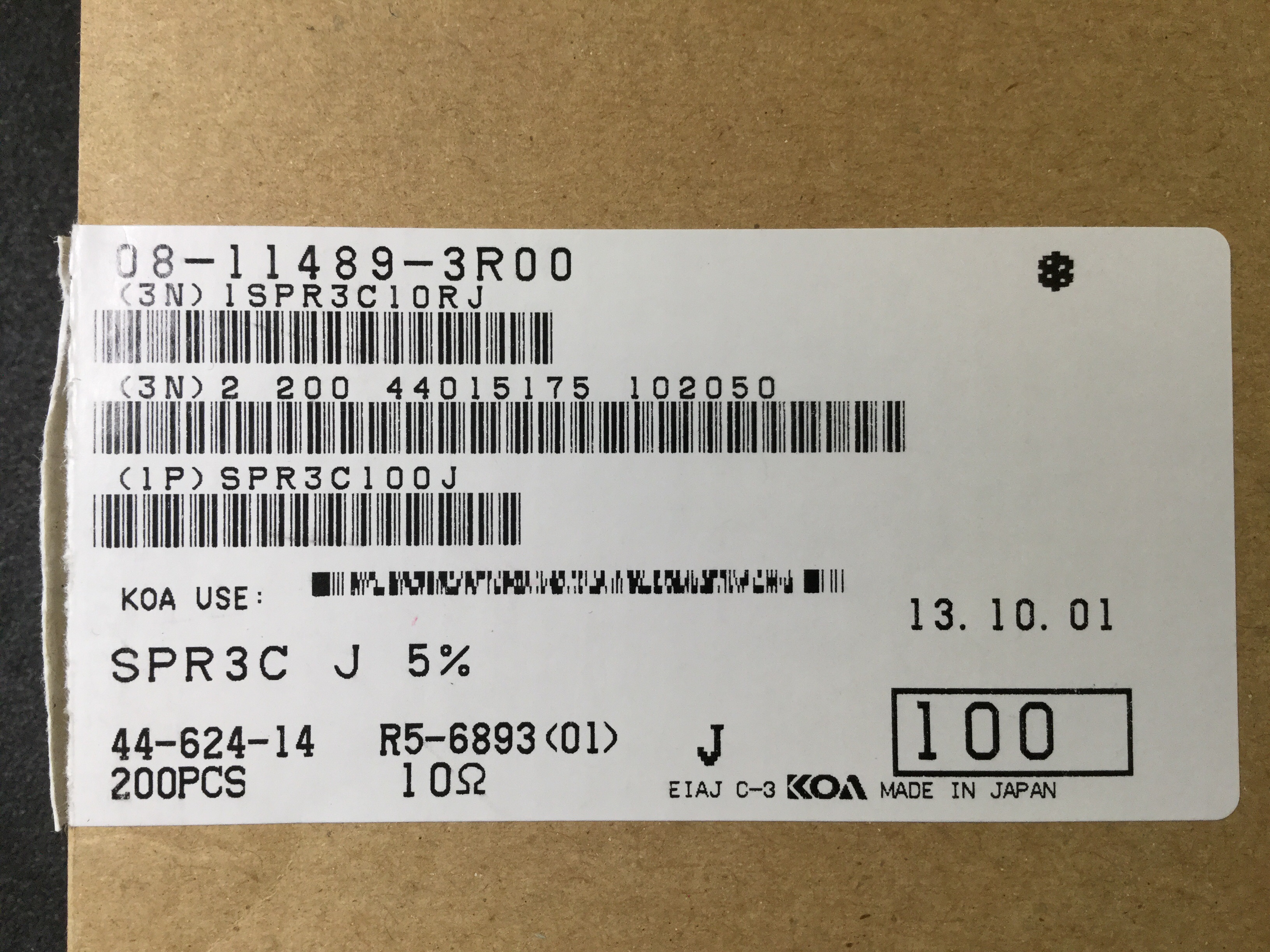 SPR3C100J