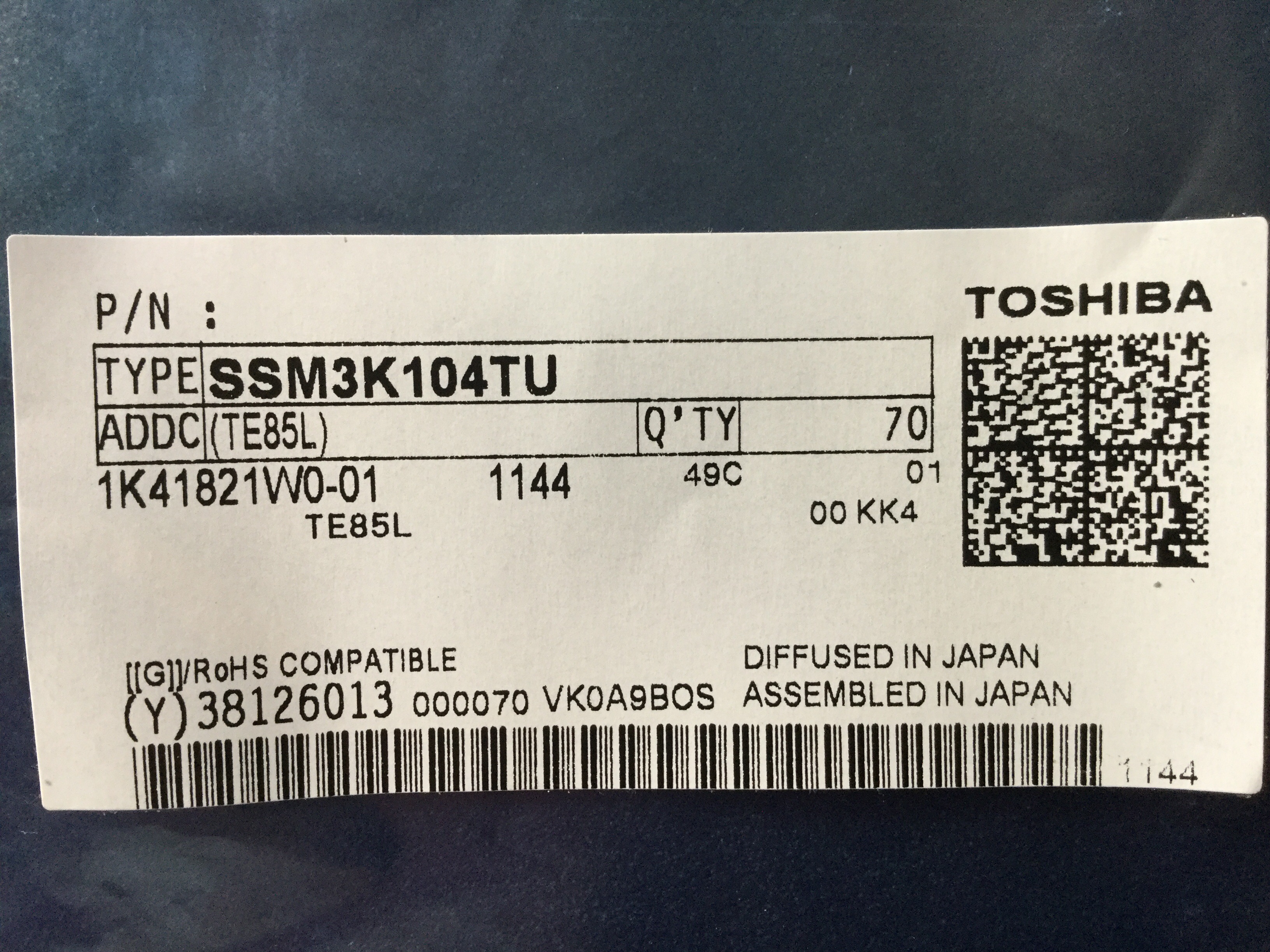 SSM3K104TU(TE85L)