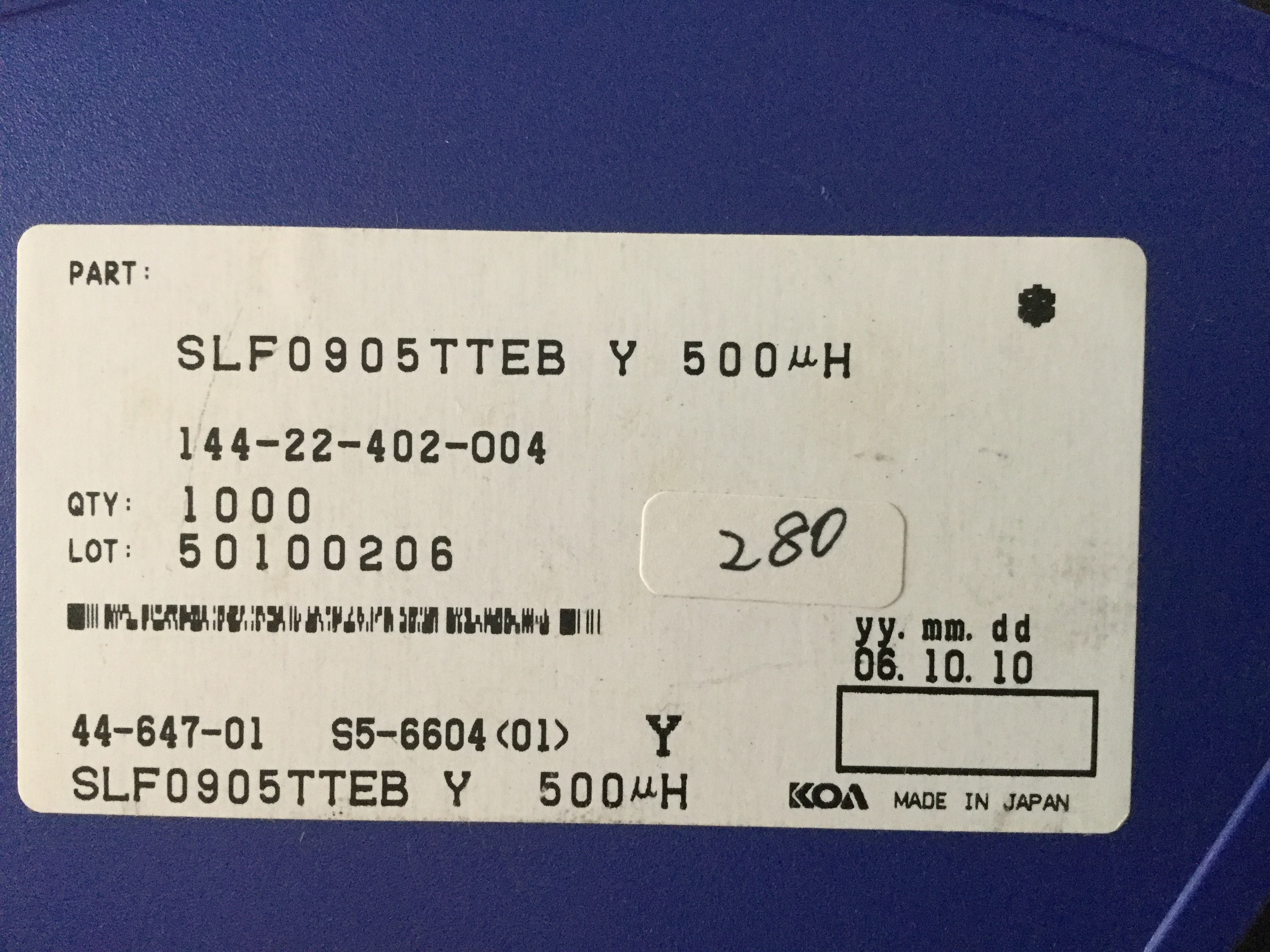 SLF0905TTEB501Y
