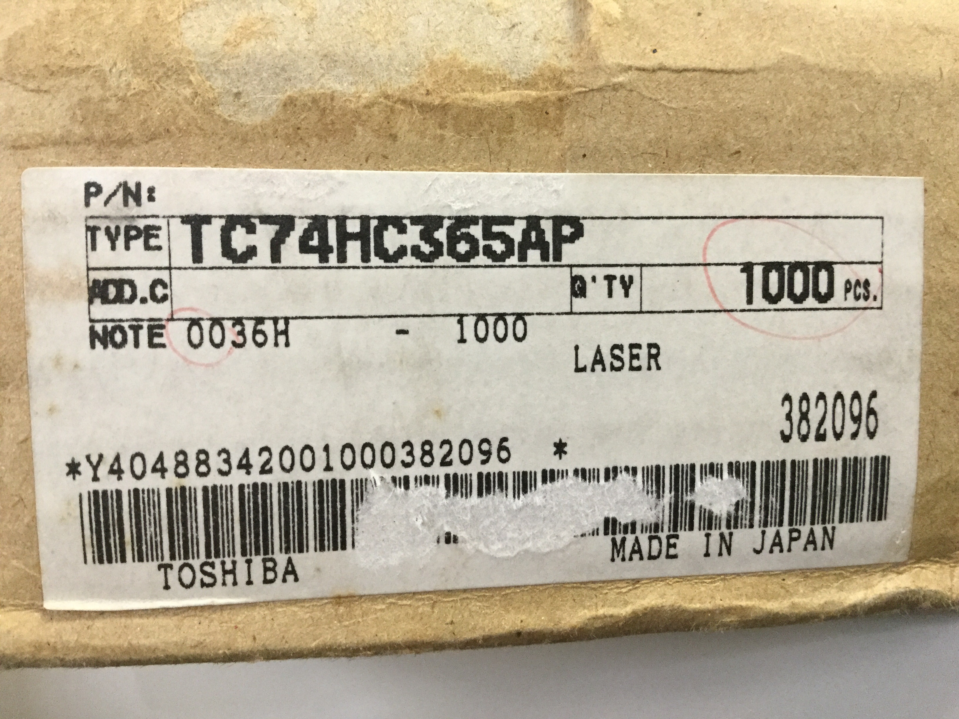 TC74HC365AP