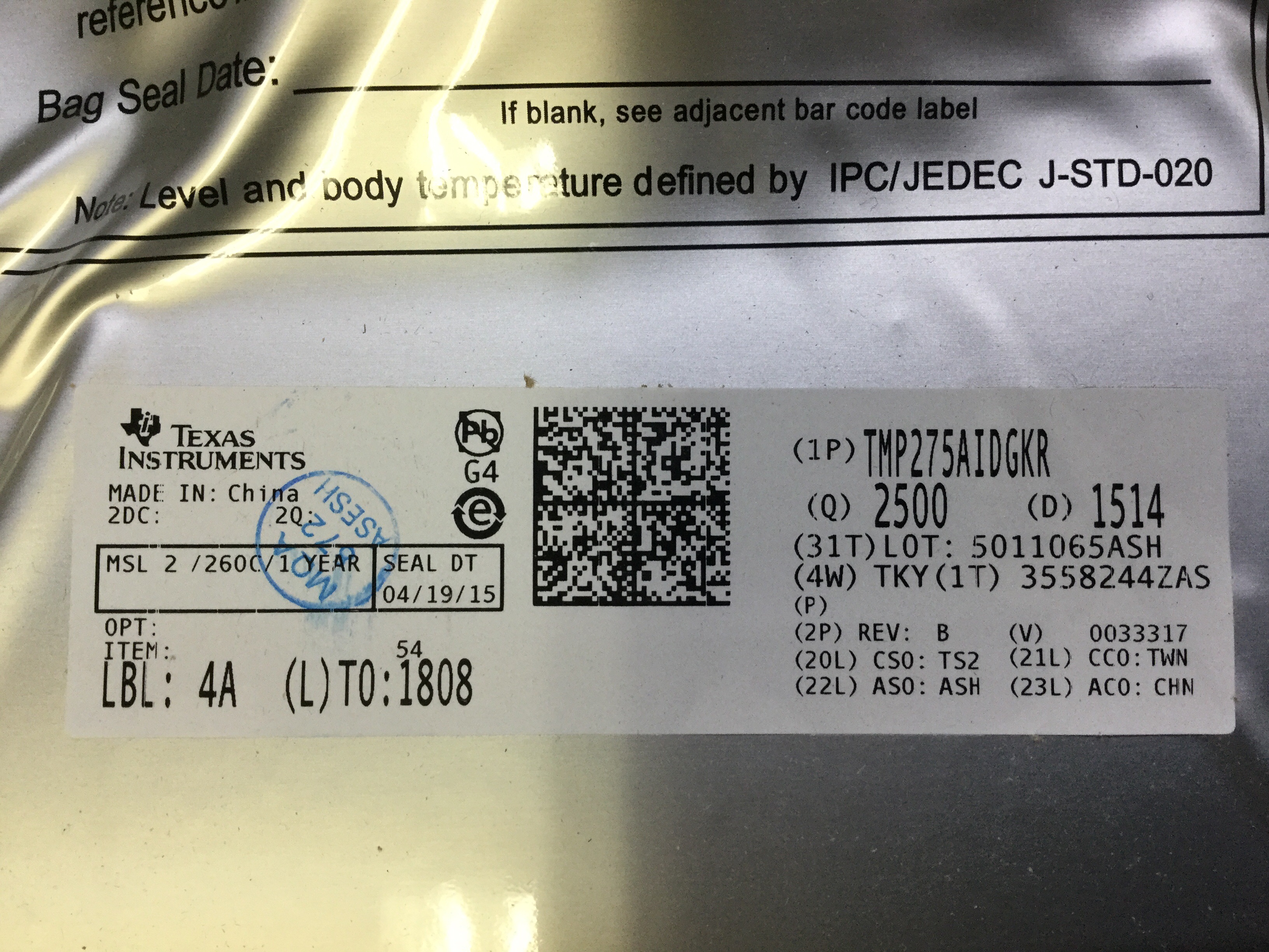 TMP275AIDGKR