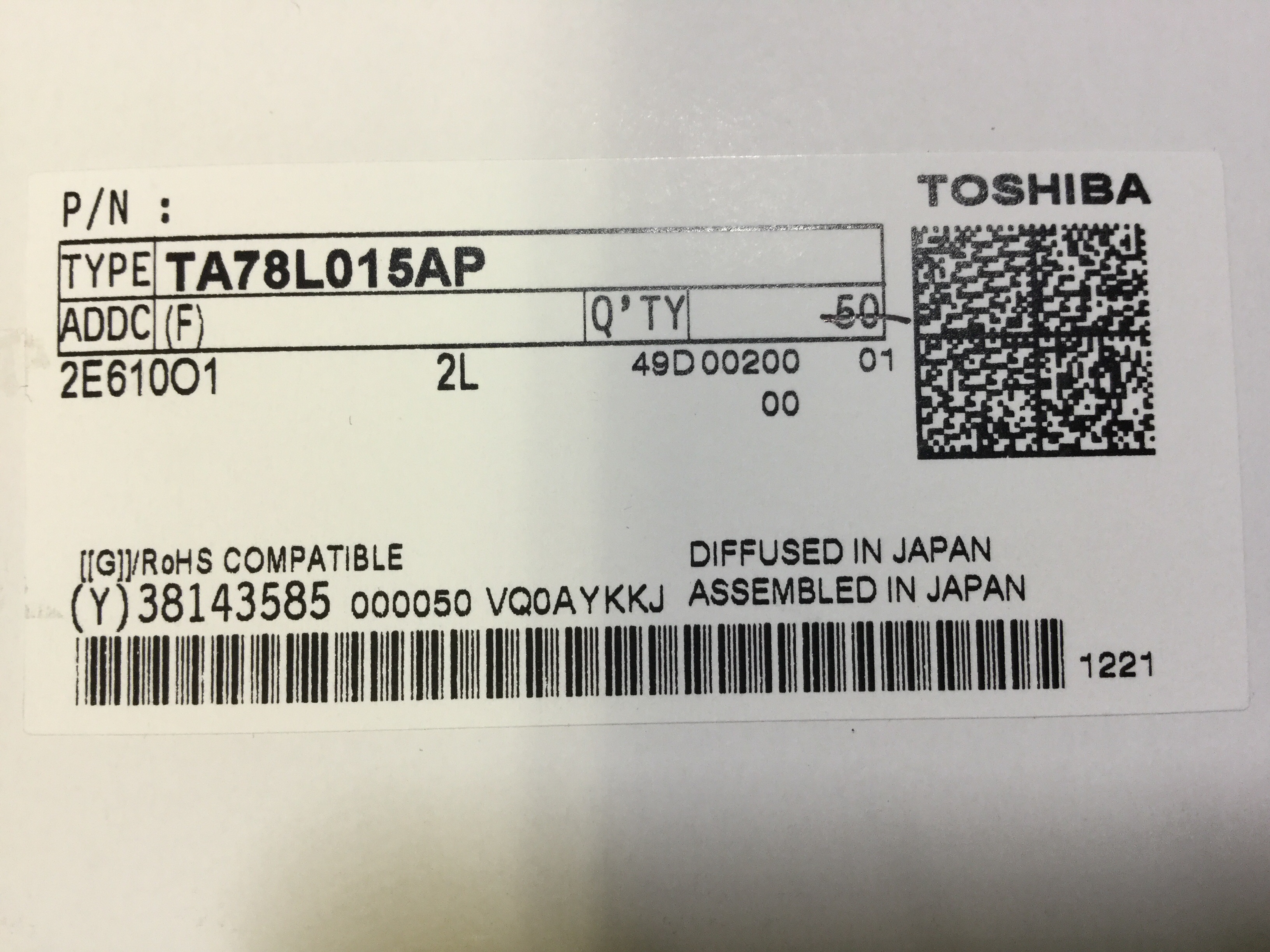 TA78L015AP(F)