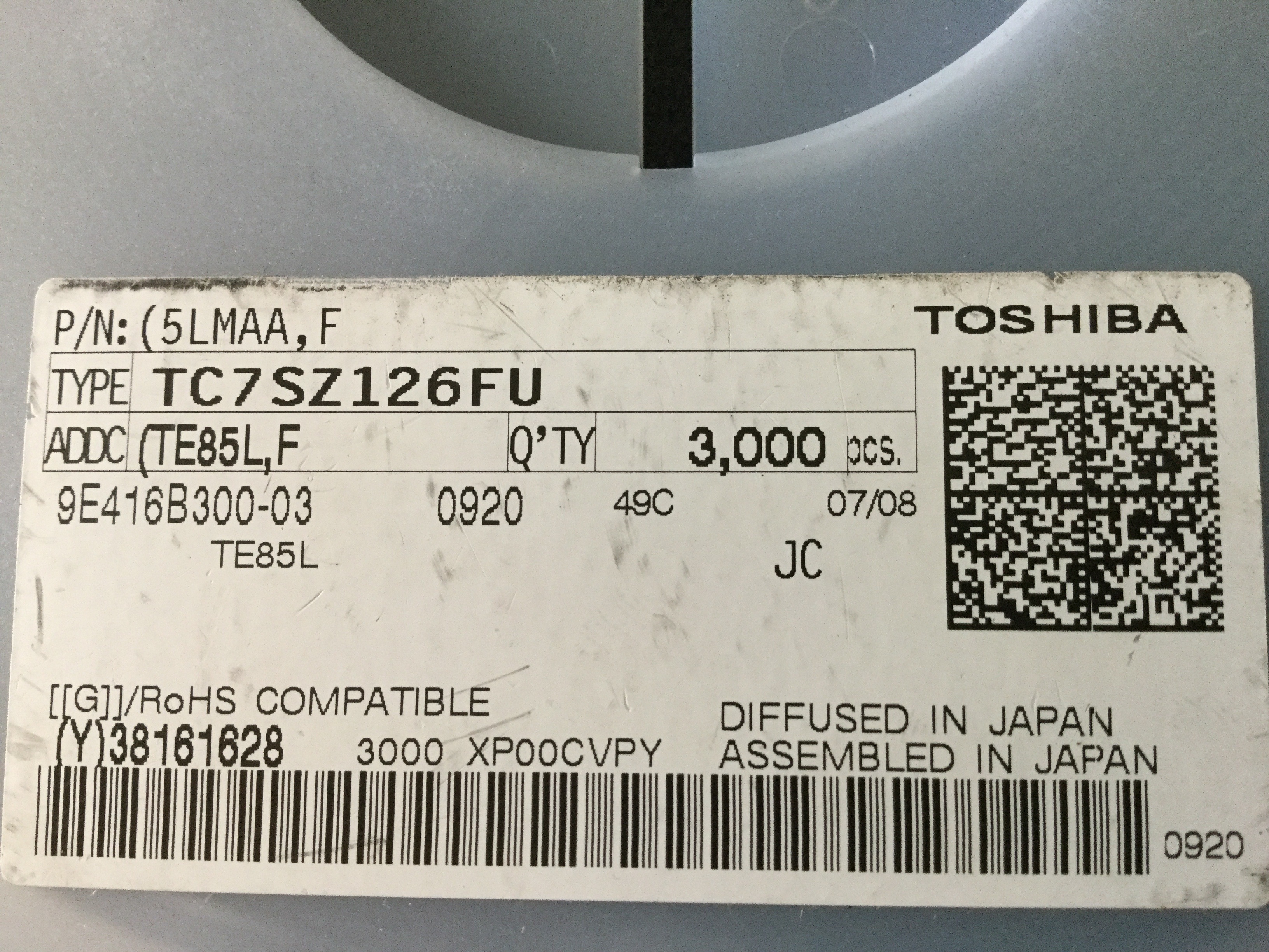TC7SZ126FU(TE85L,F)