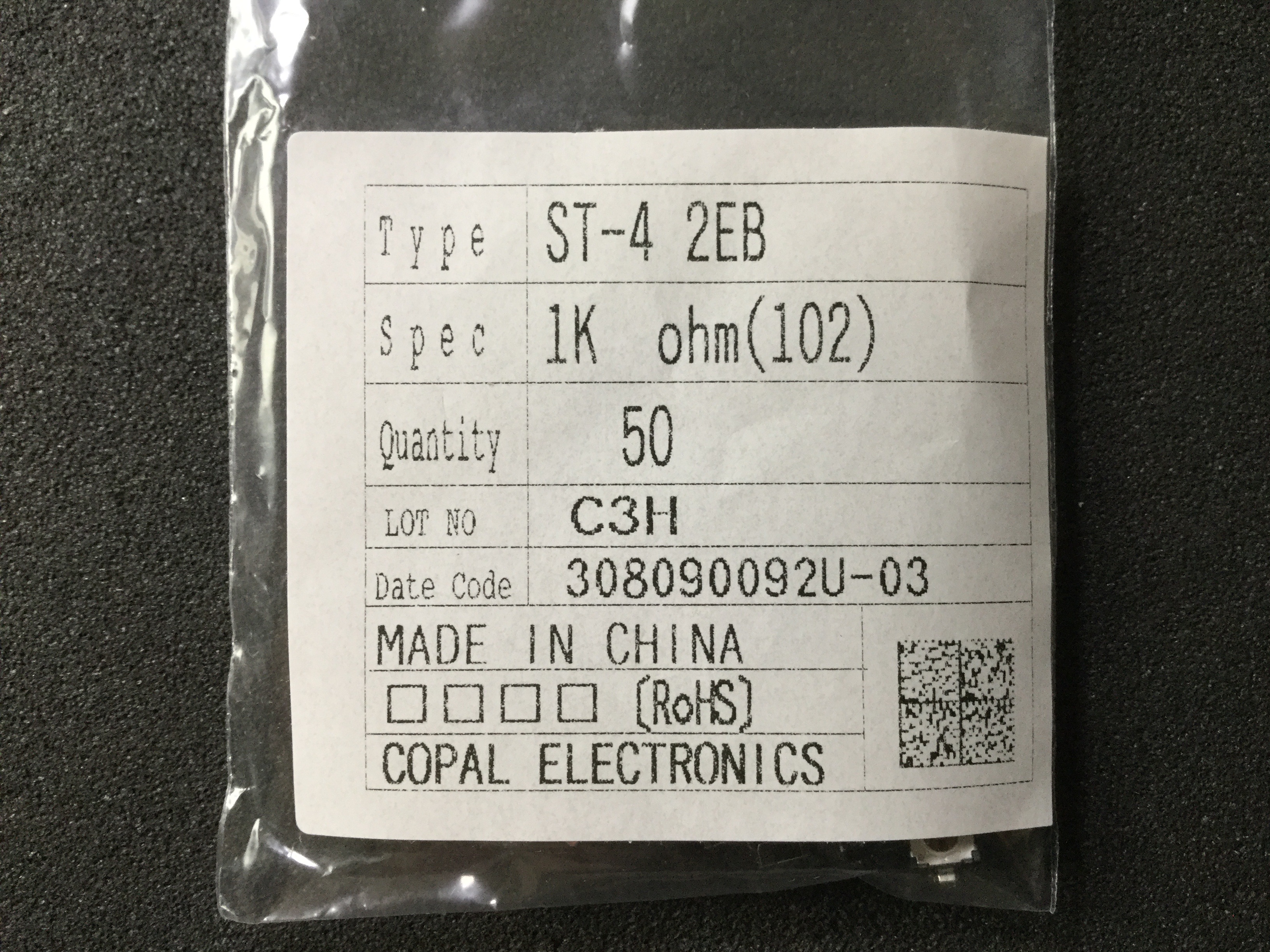 ST-42EB 1KOHM(102)