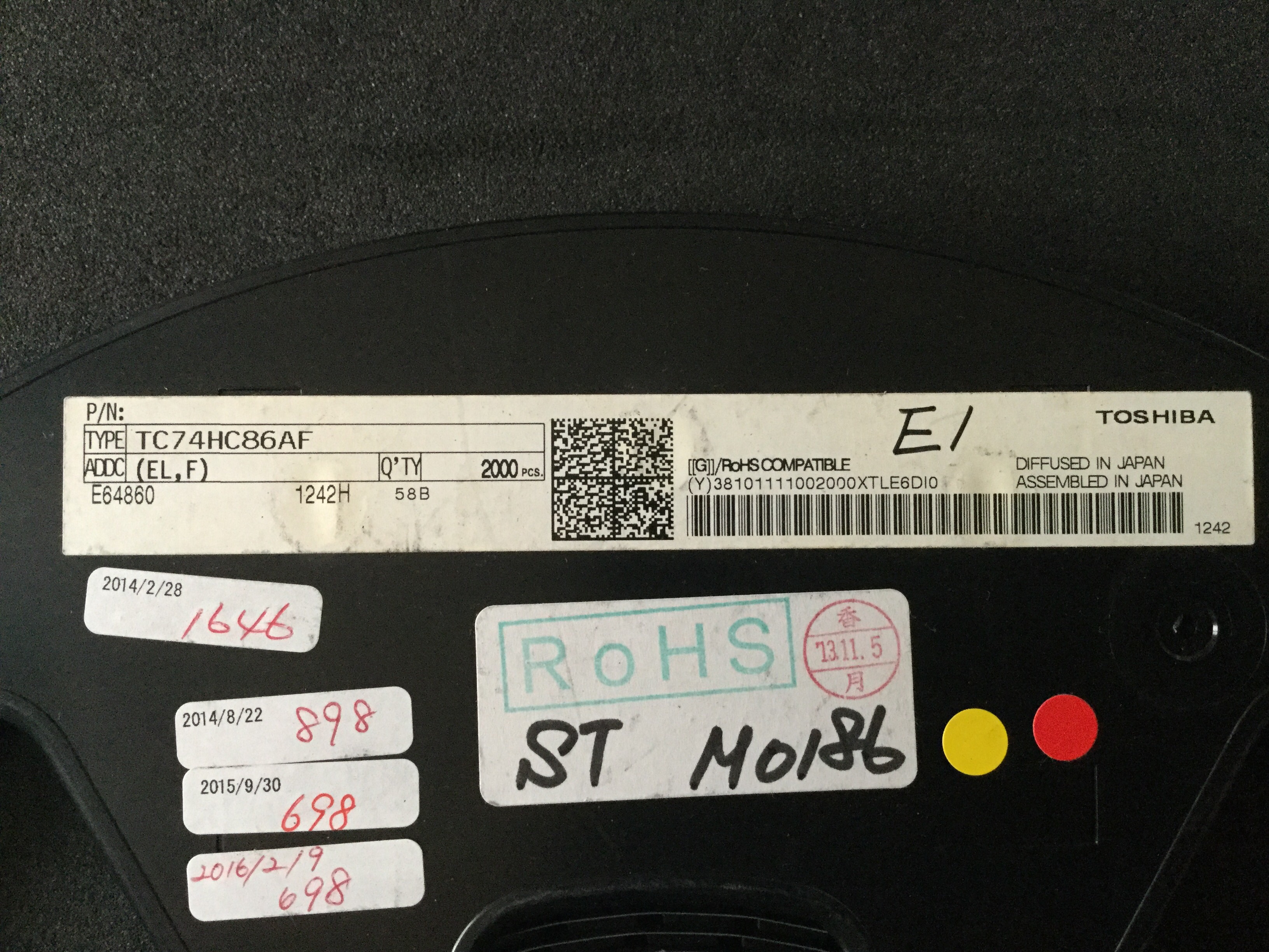 TC74HC86AF(EL,F)