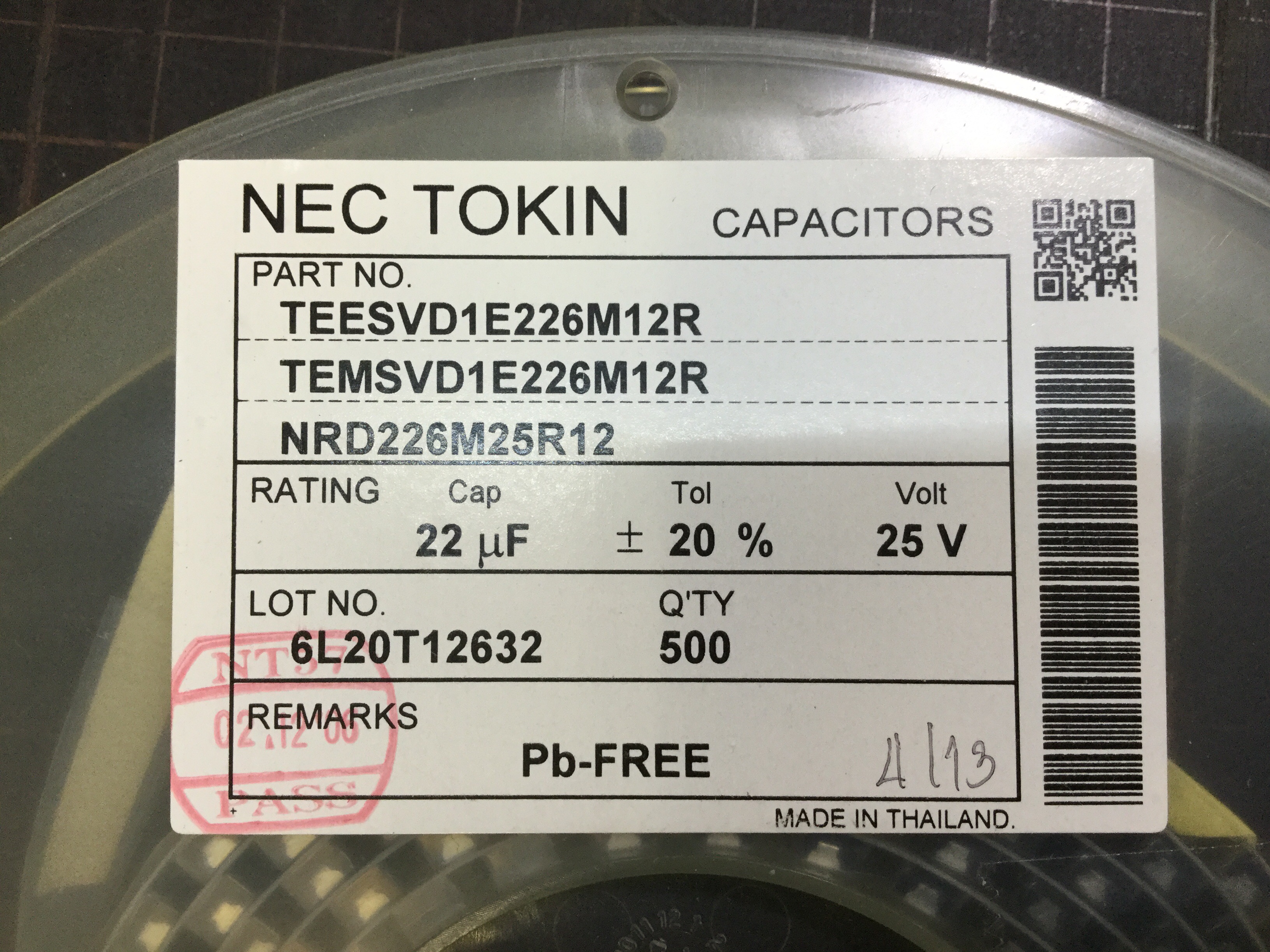 TEESVD1E226M12R