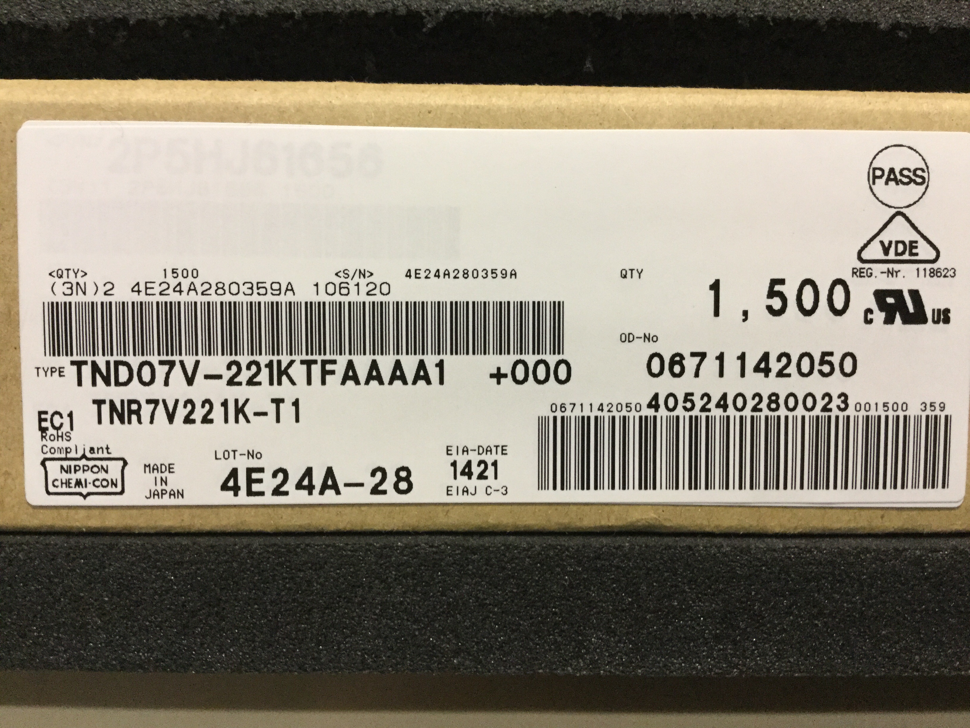 TND07V-221KTFAAAA1