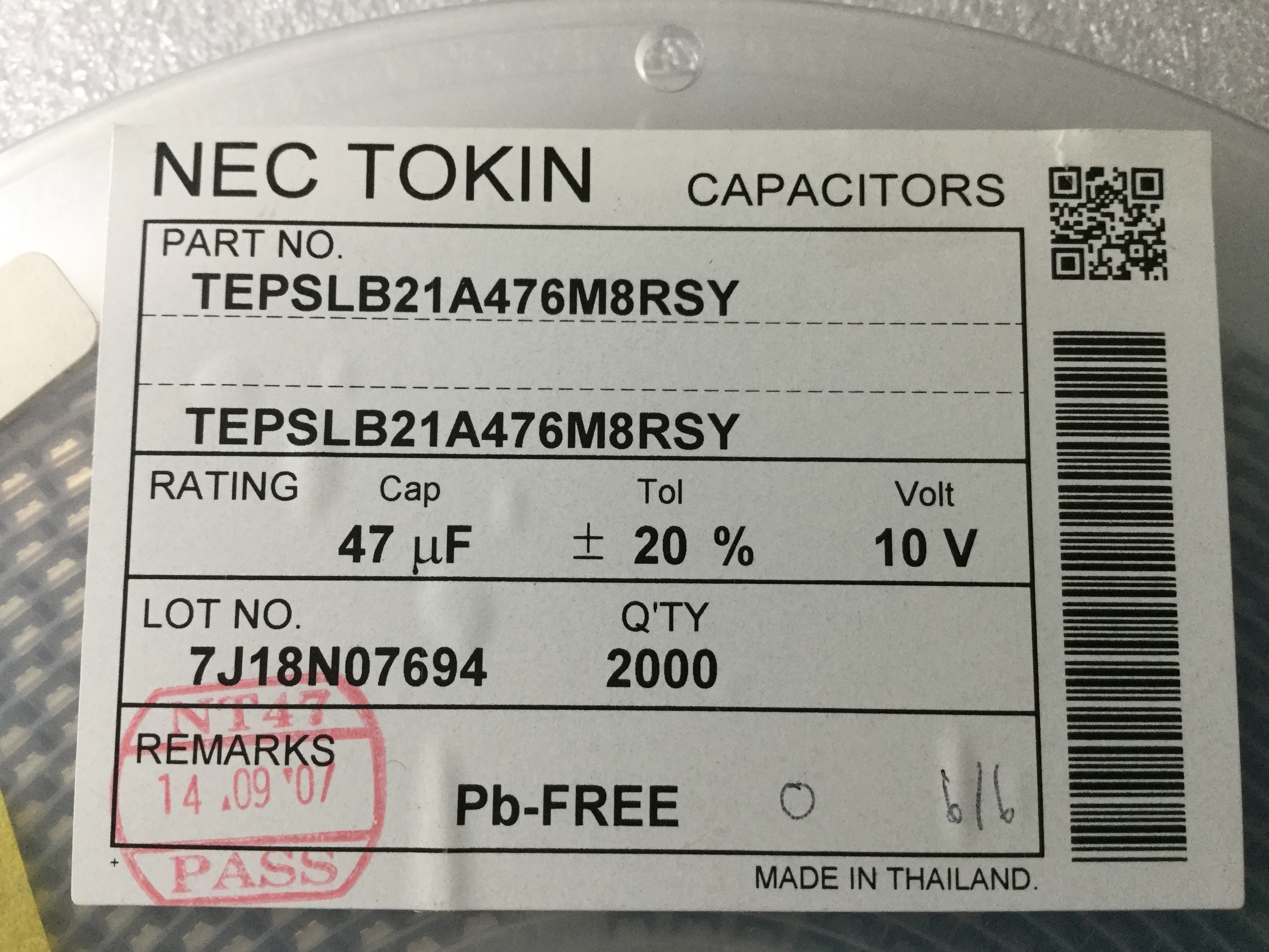 TEPSLB21A476M8RSY