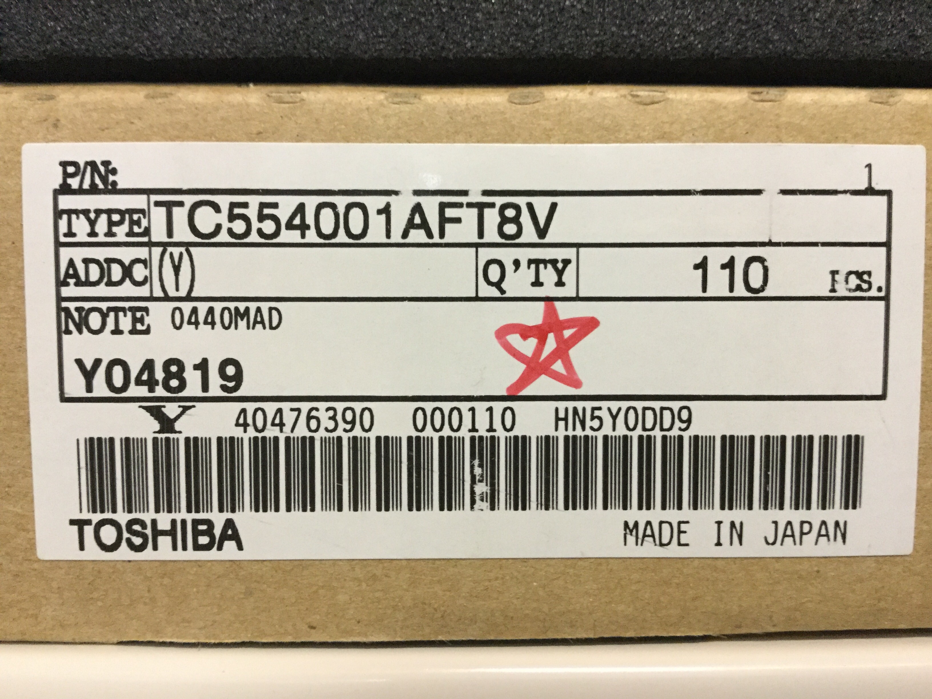 TC554001AFT8V(Y)