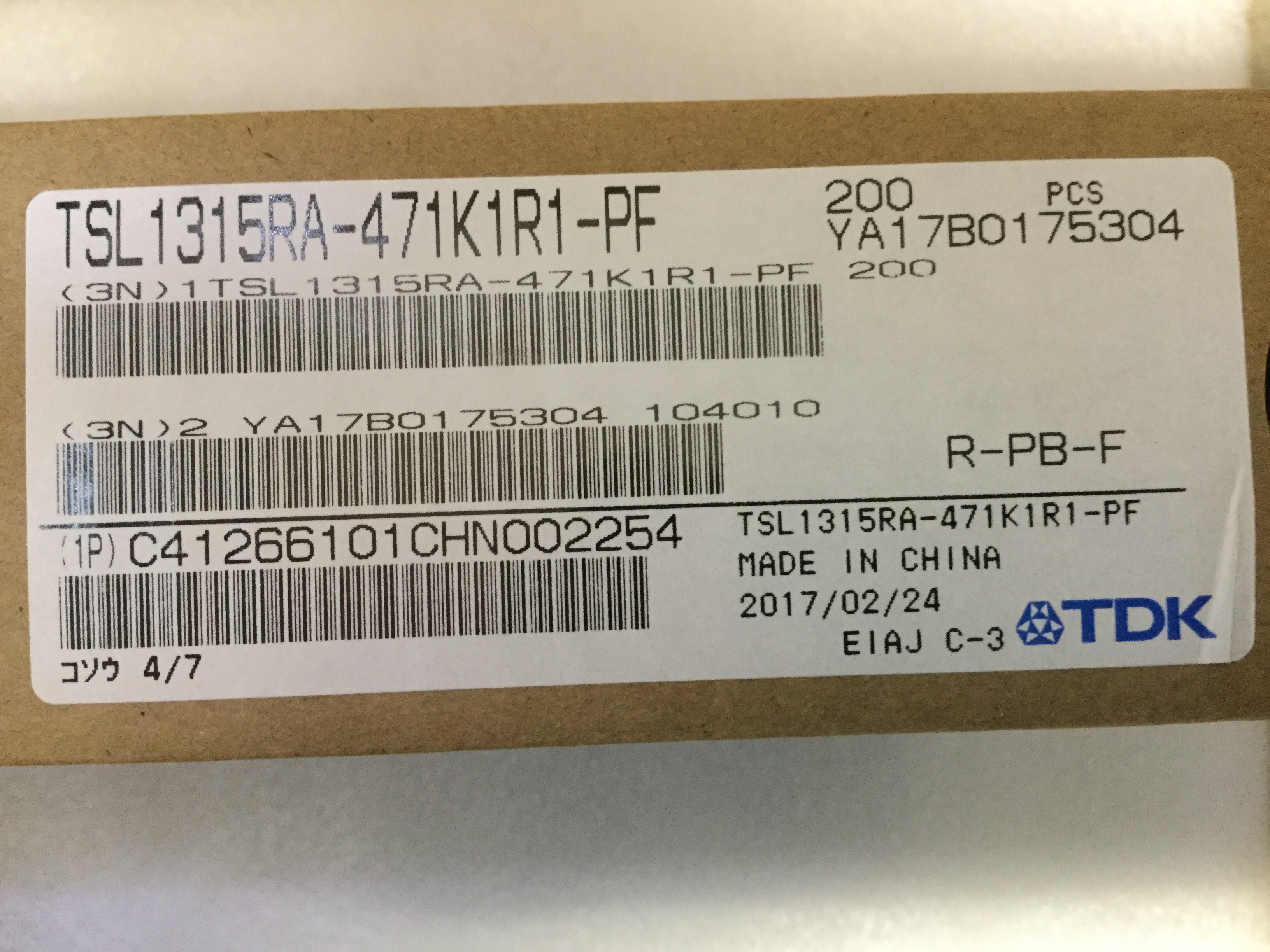 TSL1315RA-471K1R1-PF