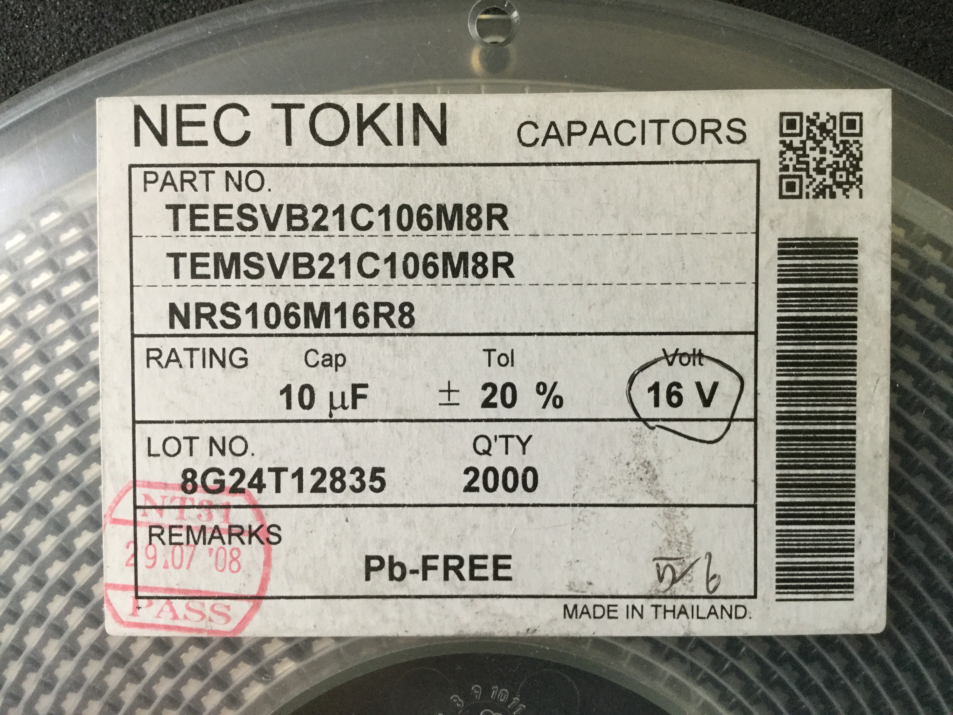 TEESVB21C106M8R