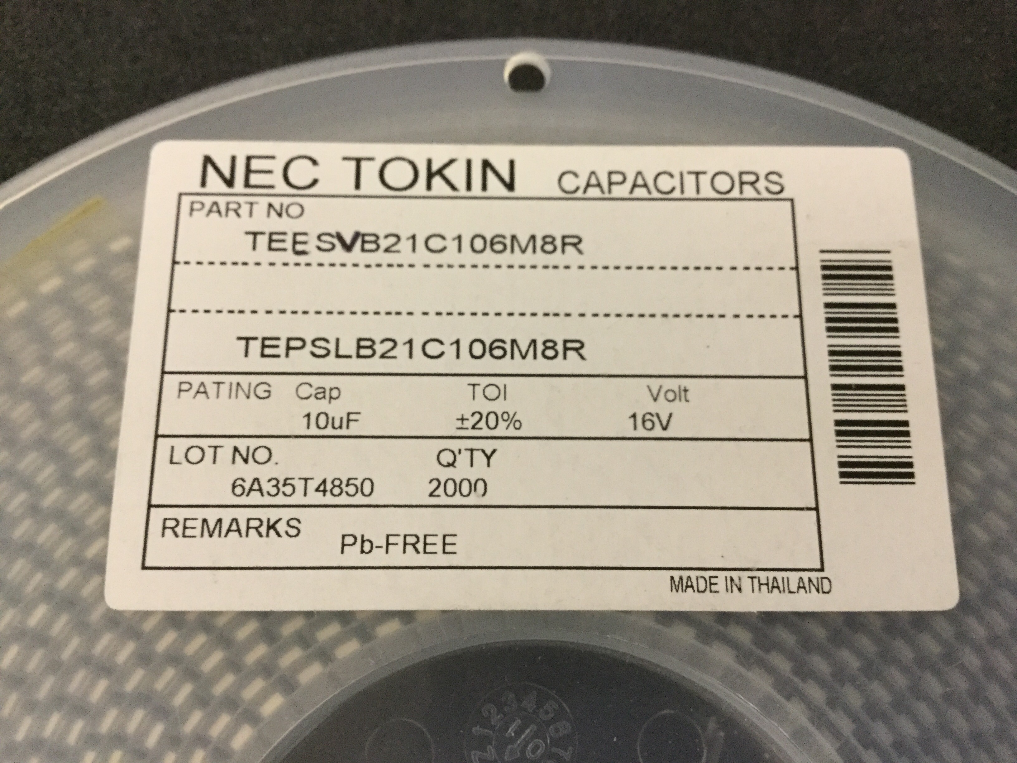 TEESVB21C106M8R