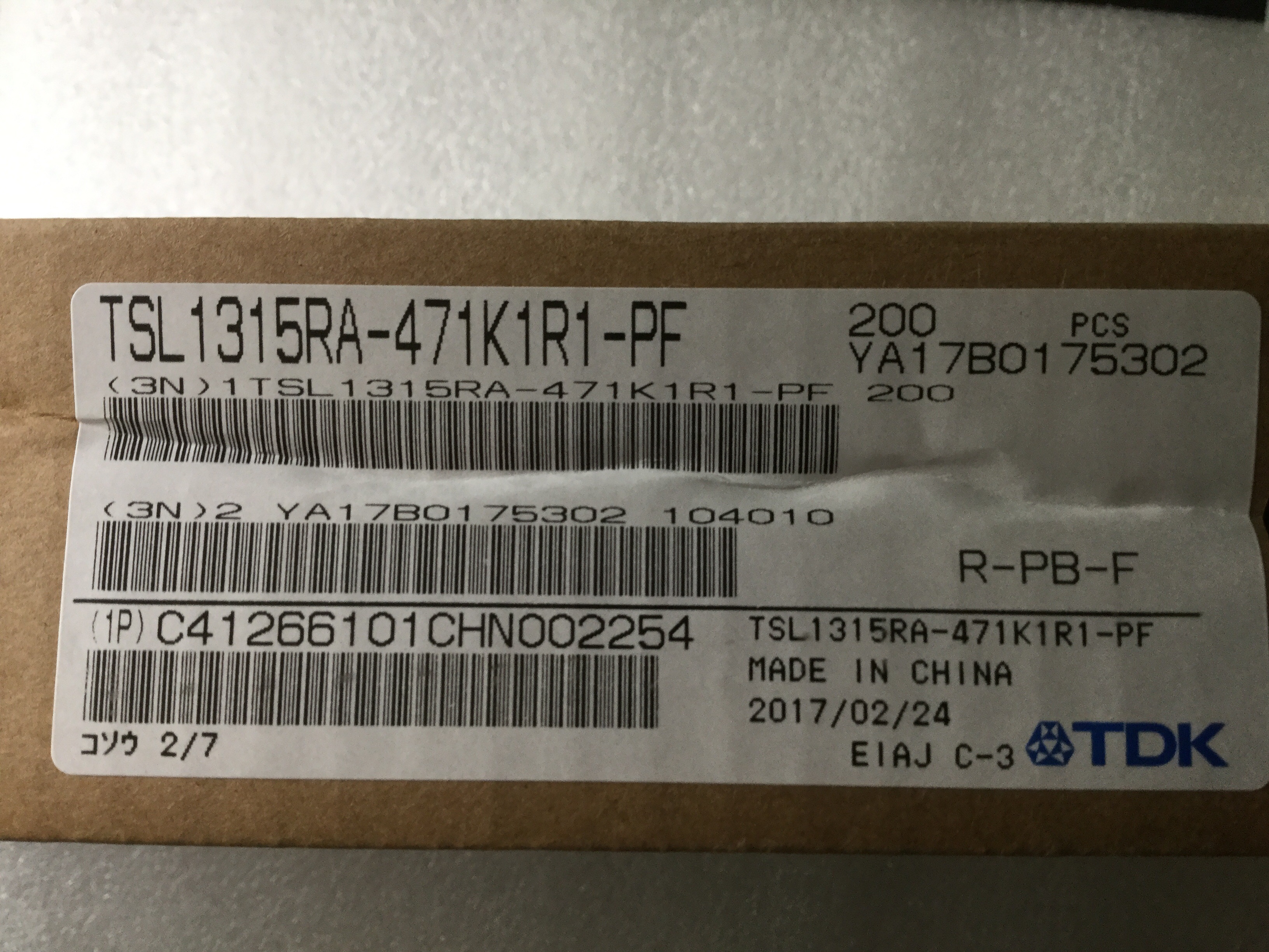 TSL1315RA-471K1R1-PF