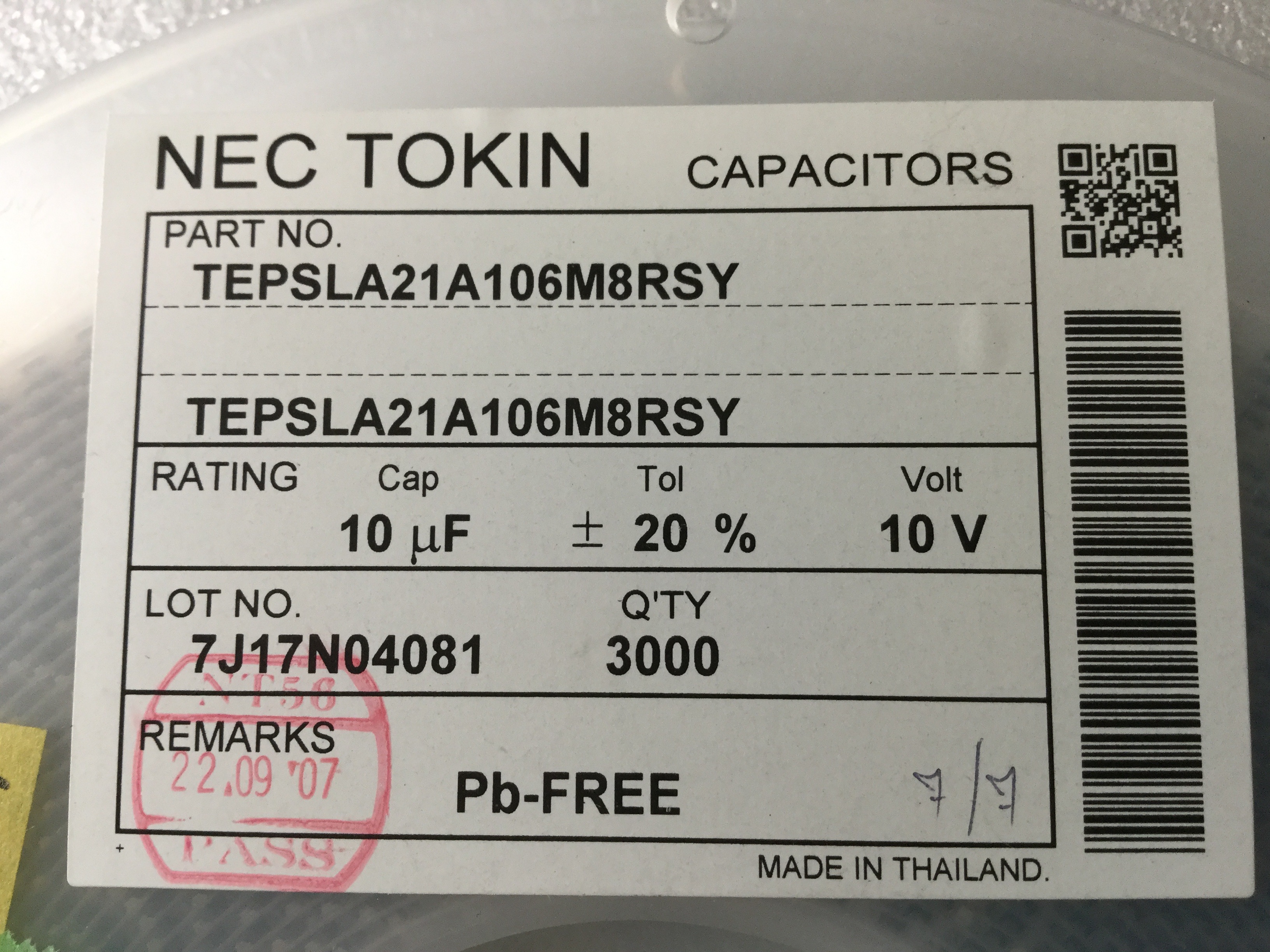 TEPSLA21A106M8RSY