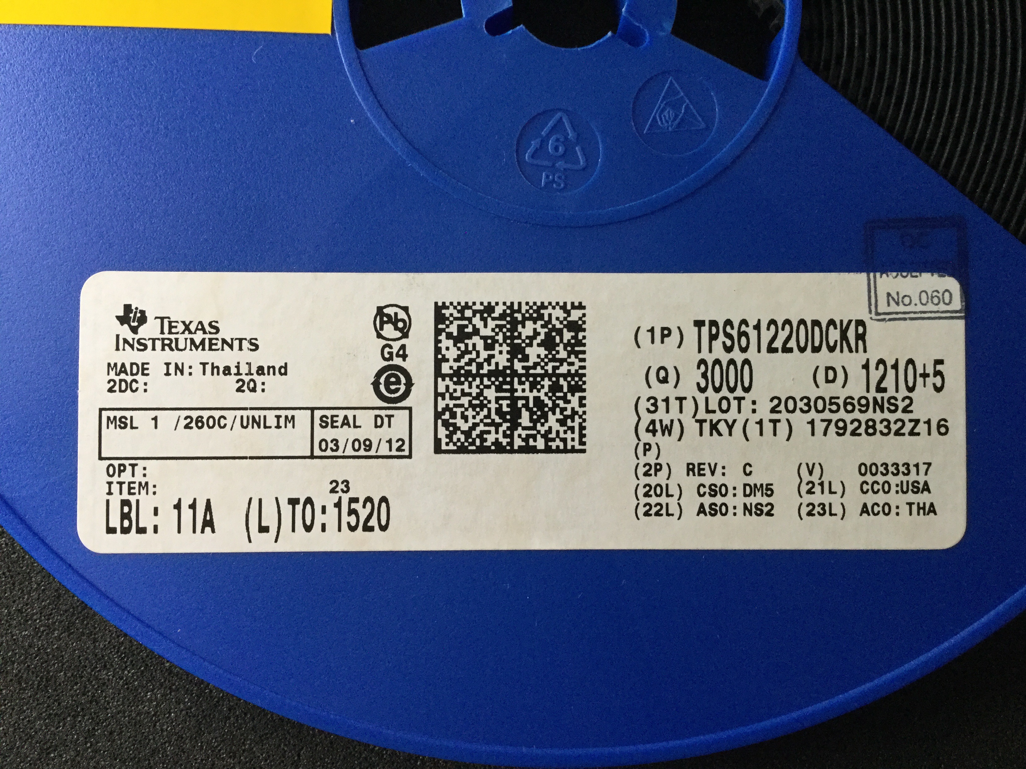 TPS61220DCKR