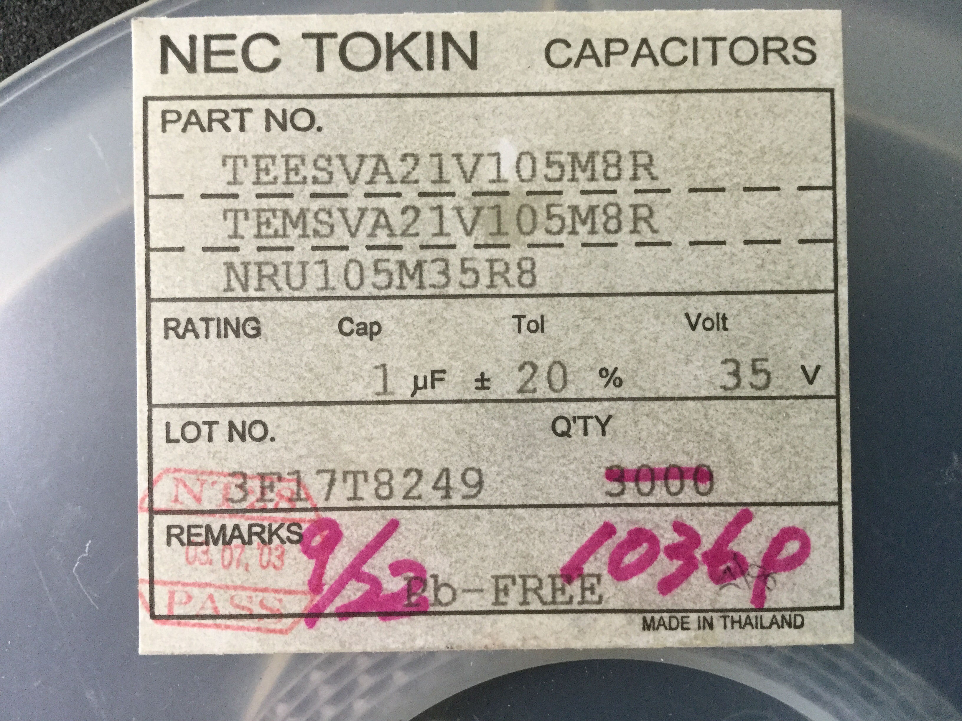 TEESVA21V105M8R