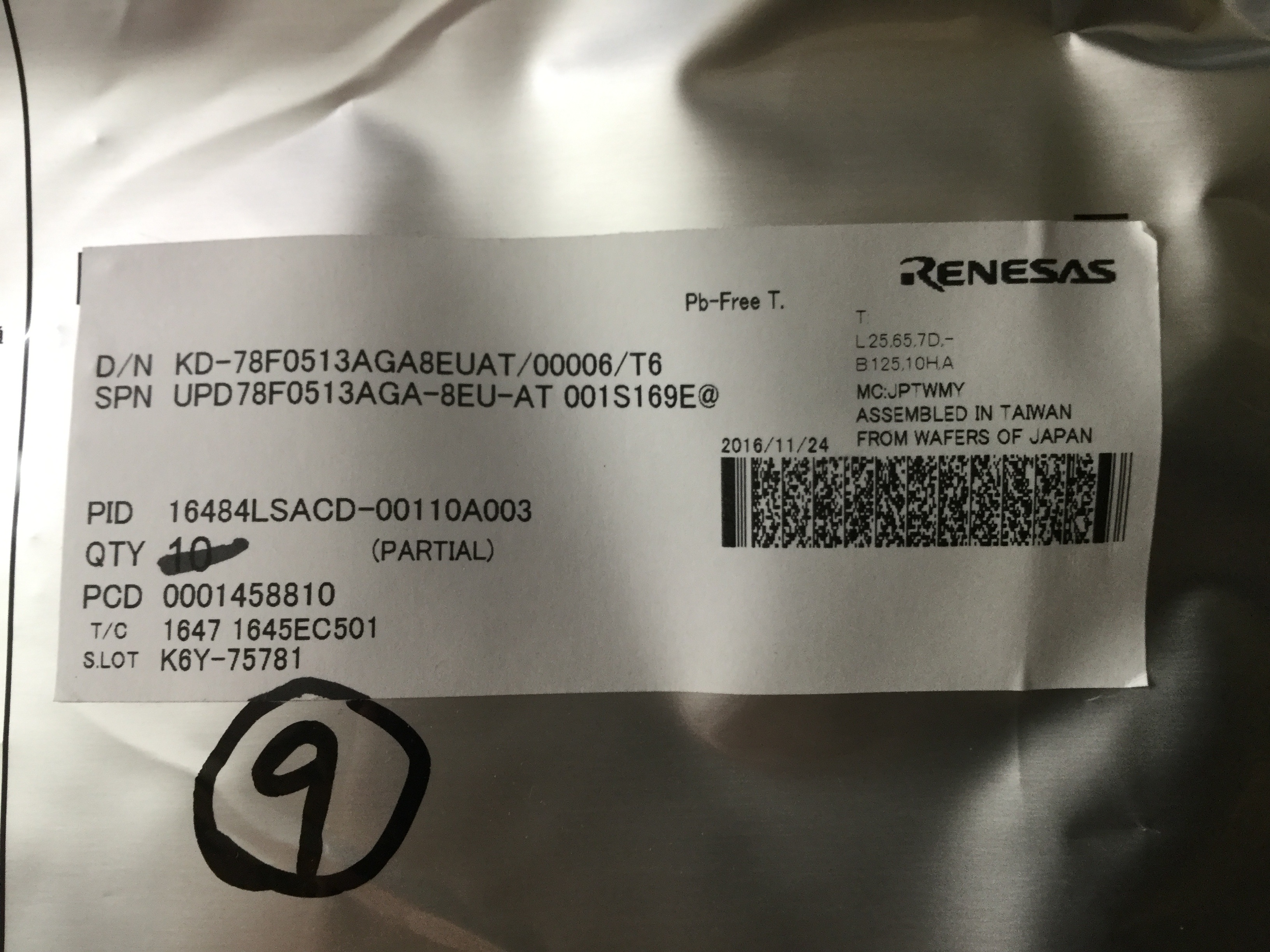 UPD78F0513AGA-8EU-AT