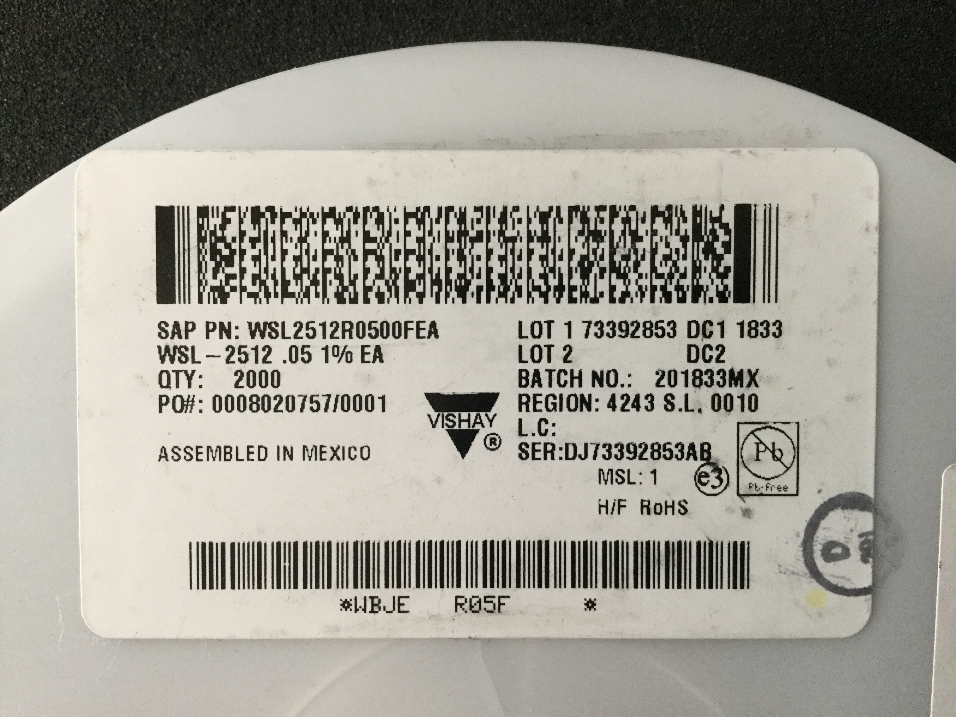 WSL2512R0500FEA