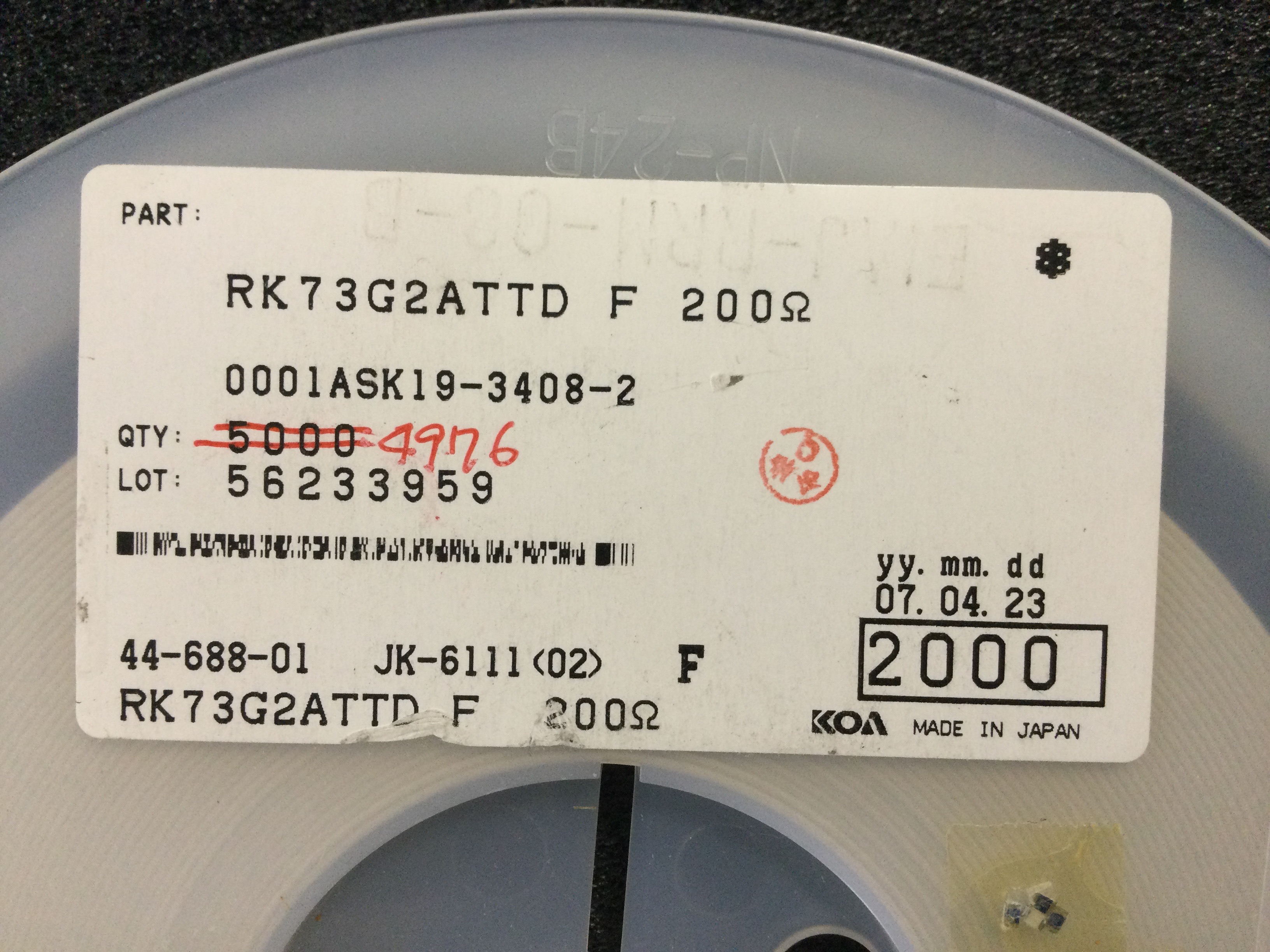 RK73G2ATTD2000F