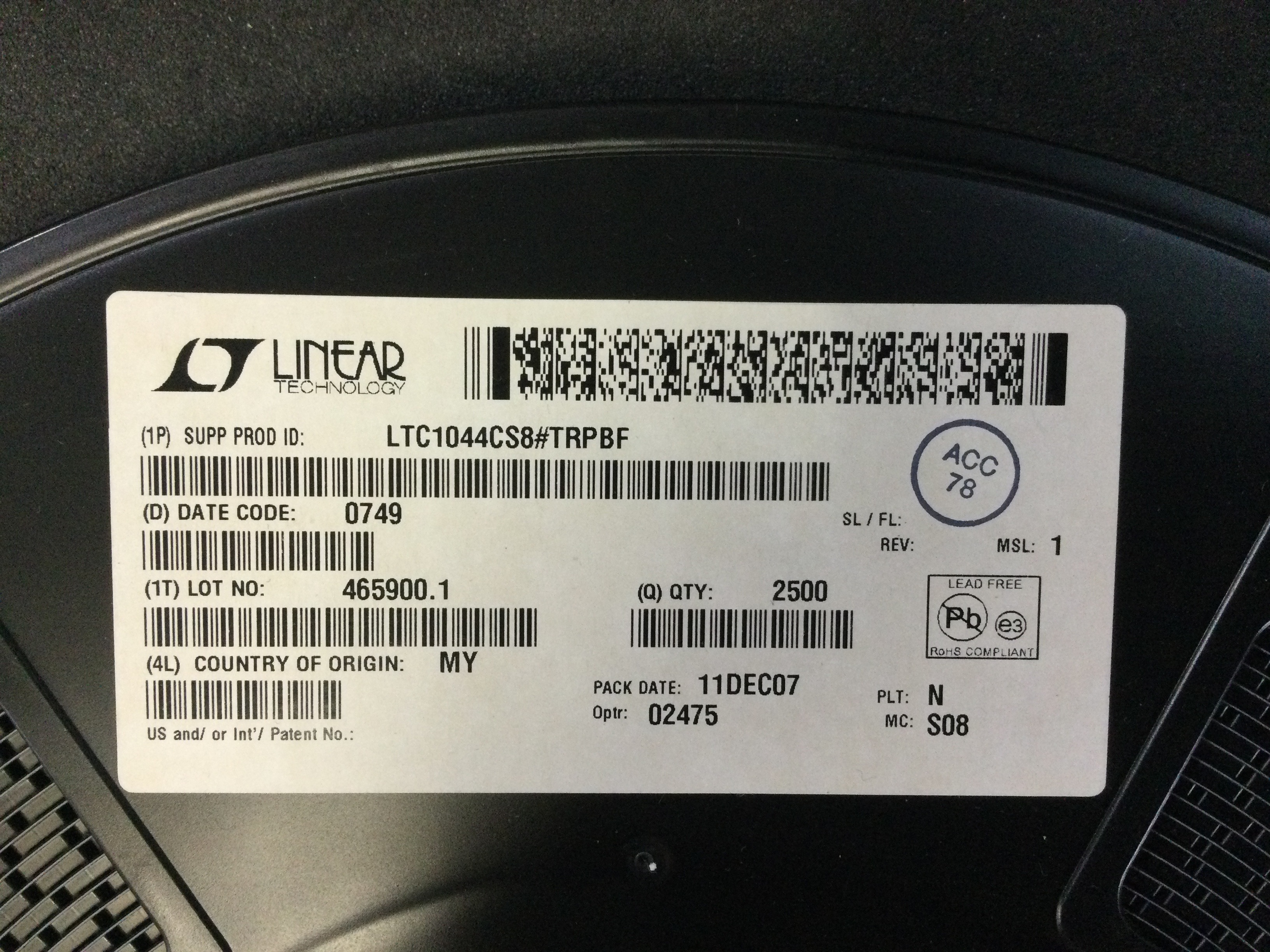 LTC1044CS8#TRPBF