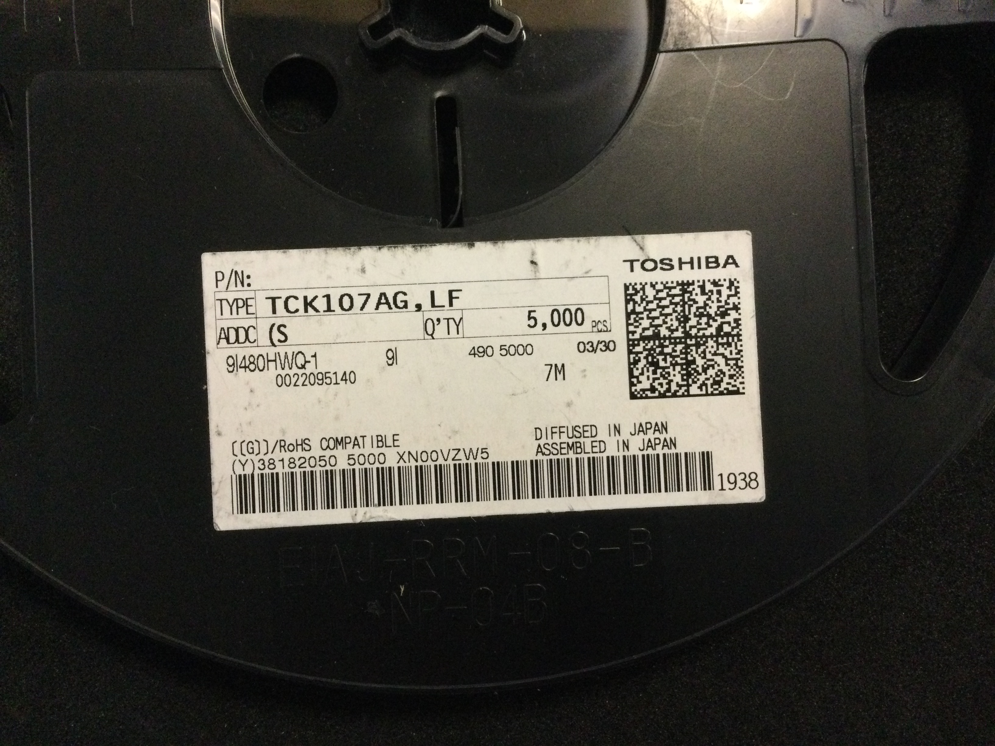TCK107AG,LF(S