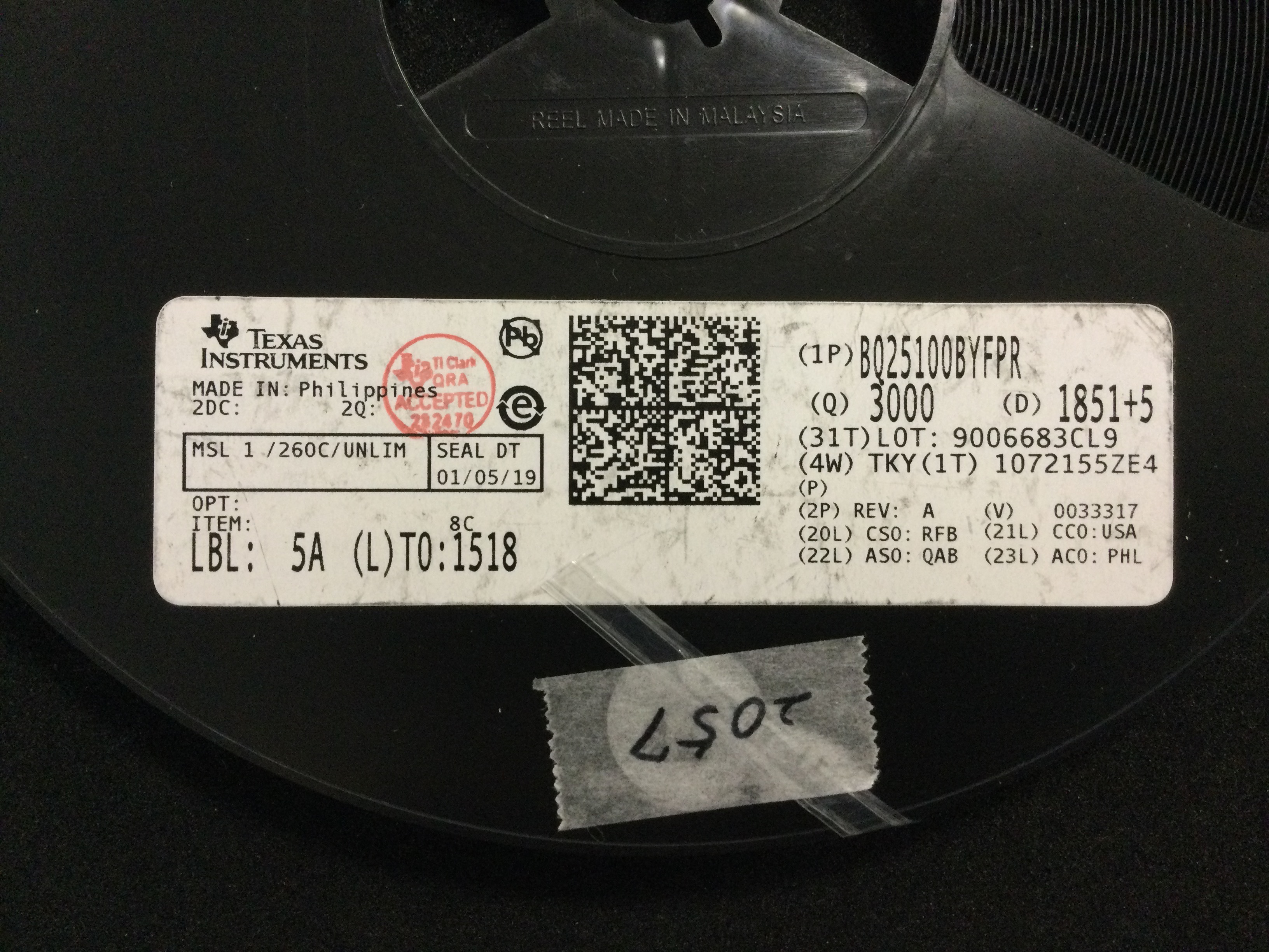 BQ25100BYFPR