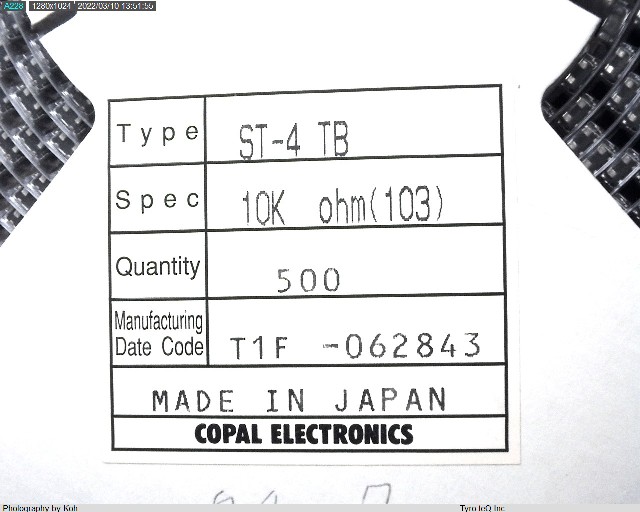 ST-4TB 10KOHM(103)