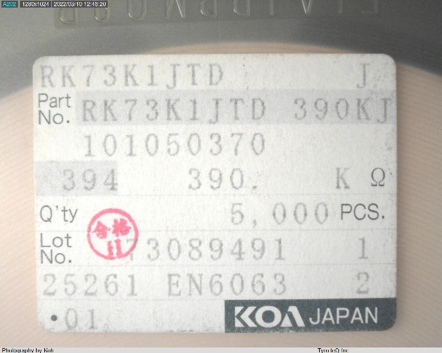 RK73K1JTD390KJ